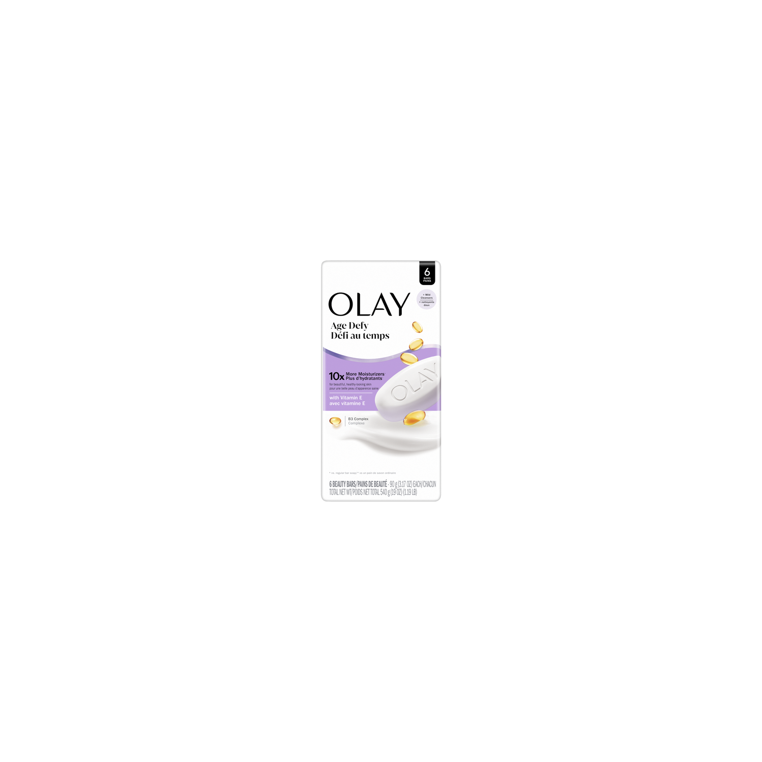 Olay Age Defying Bar Soap Beauty Bars - 19.02 Ounce Image 1 of 2