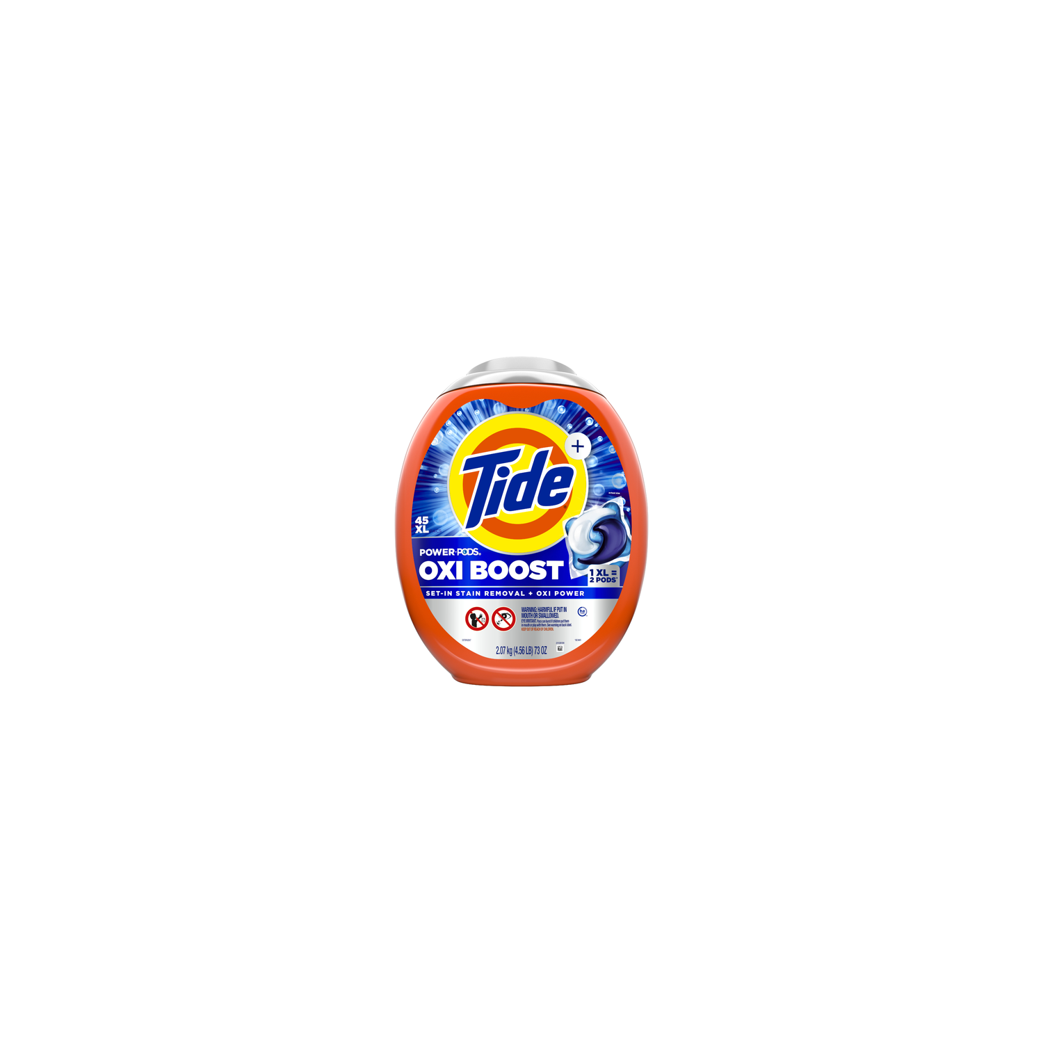 Tide Oxi Boost Power Pods Laundry Detergent Pacs - 45 Count Image 1 of 2