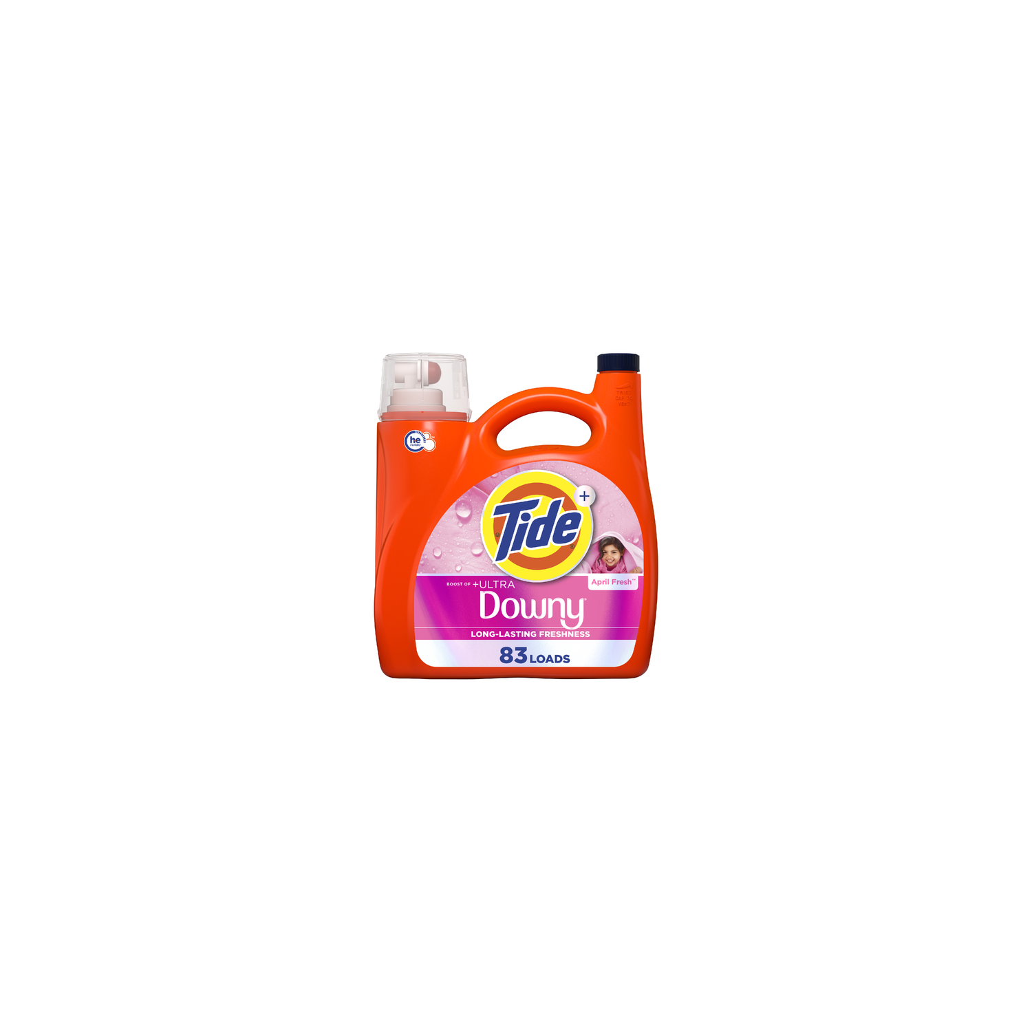 Tide April Fresh Plus Boost Of Ultra Downy Liquid Laundry Detergent - 117 Ounce Image 1 of 2