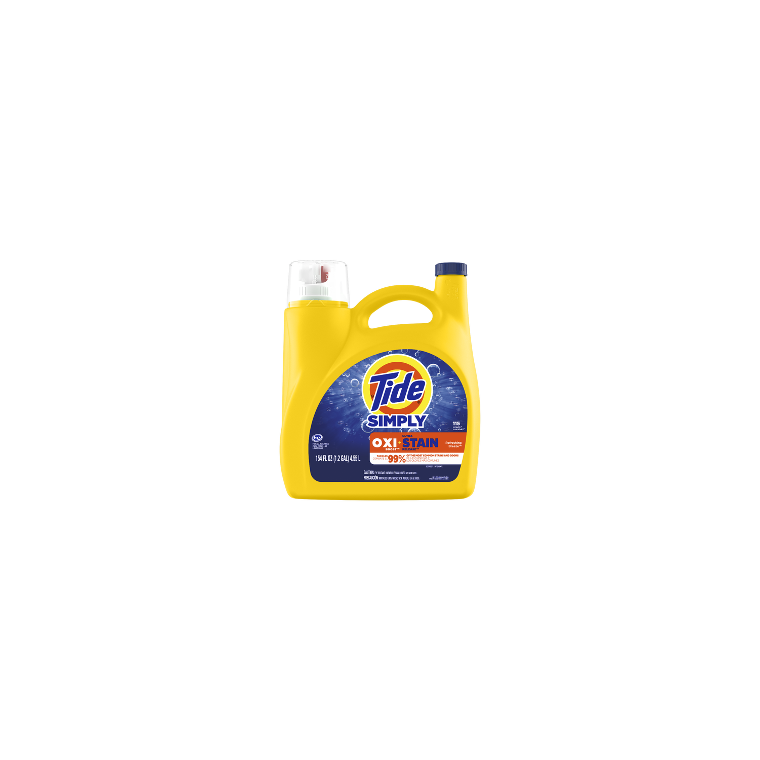 Tide Simply Oxi Boost + Ultra Stain Release, , 115 Loads - 162 Ounce Image 1 of 2