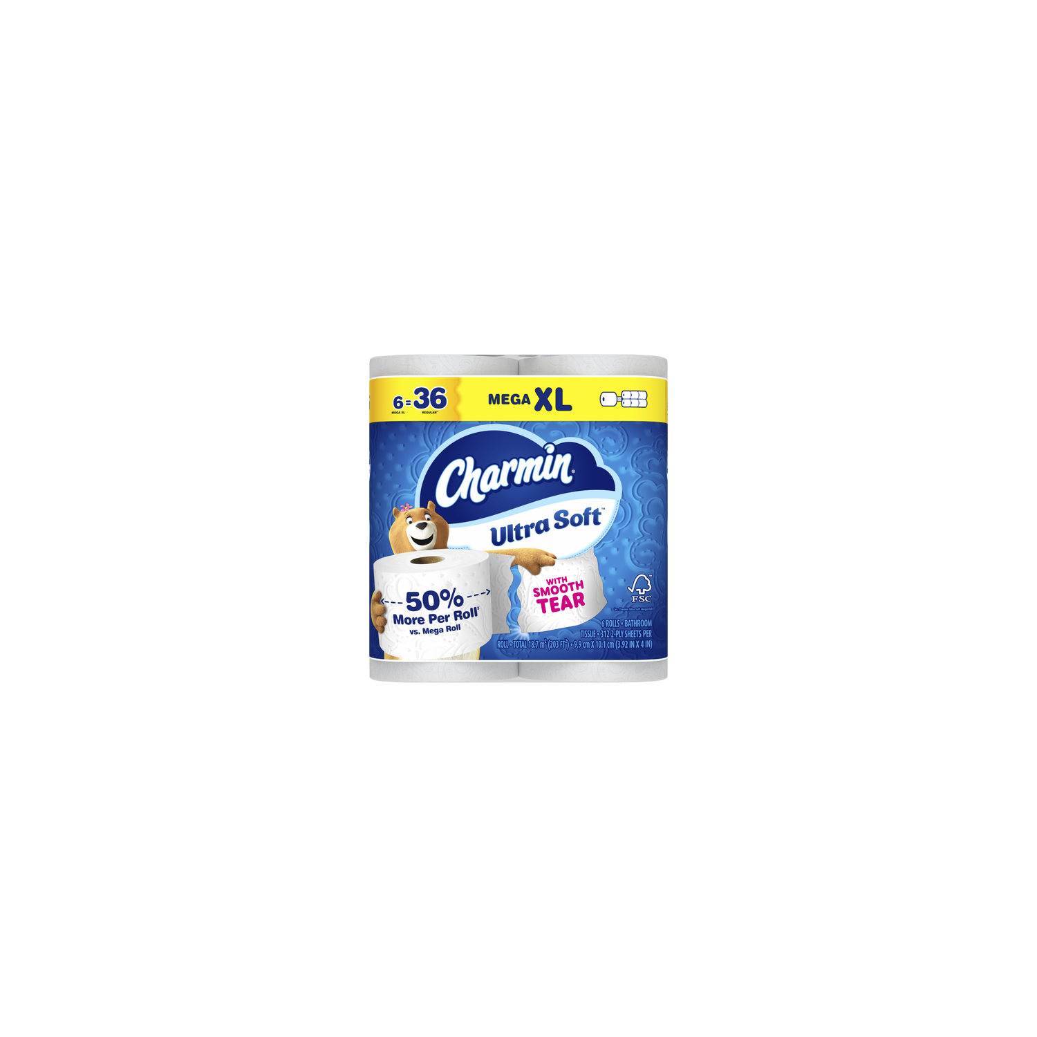 Charmin Ultra Soft Toilet Paper - 6 Count Image 1 of 2