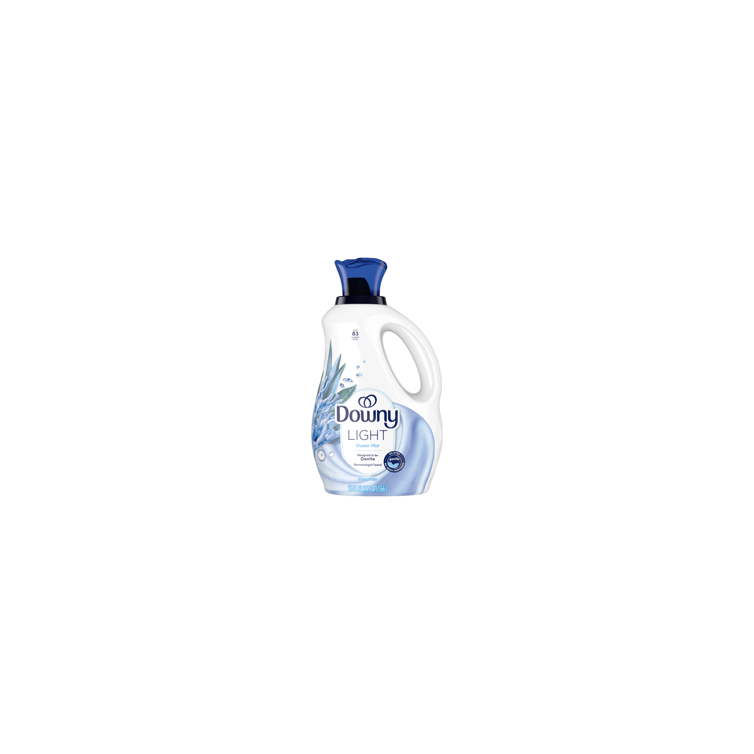 Downy Gentle Soft + Fresh Fabric Softener, Ocean Mist Scent - 56 Ounce Image 1 of 2