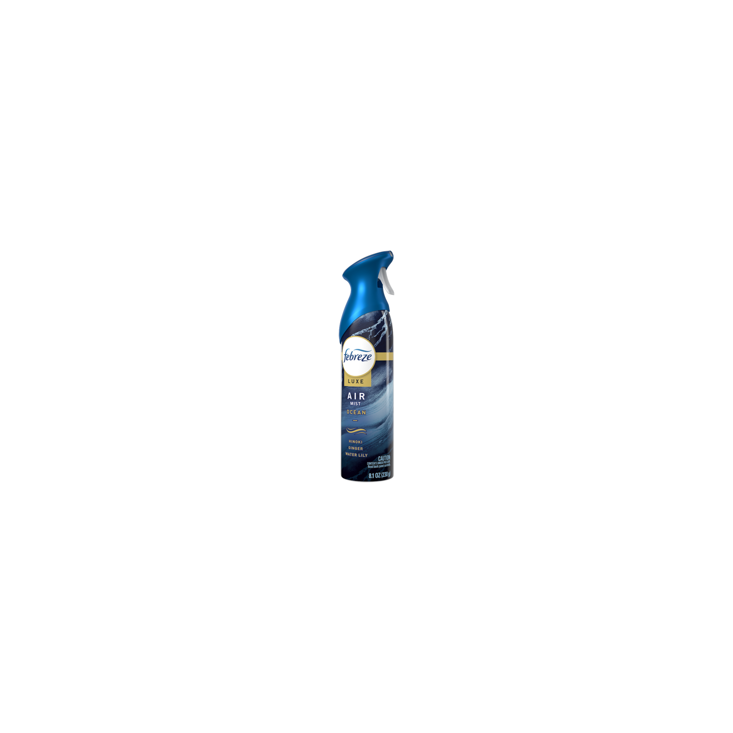 Febreze Air Mist, Luxe Freshener Spray, Ocean Scent - 8.1 Ounce