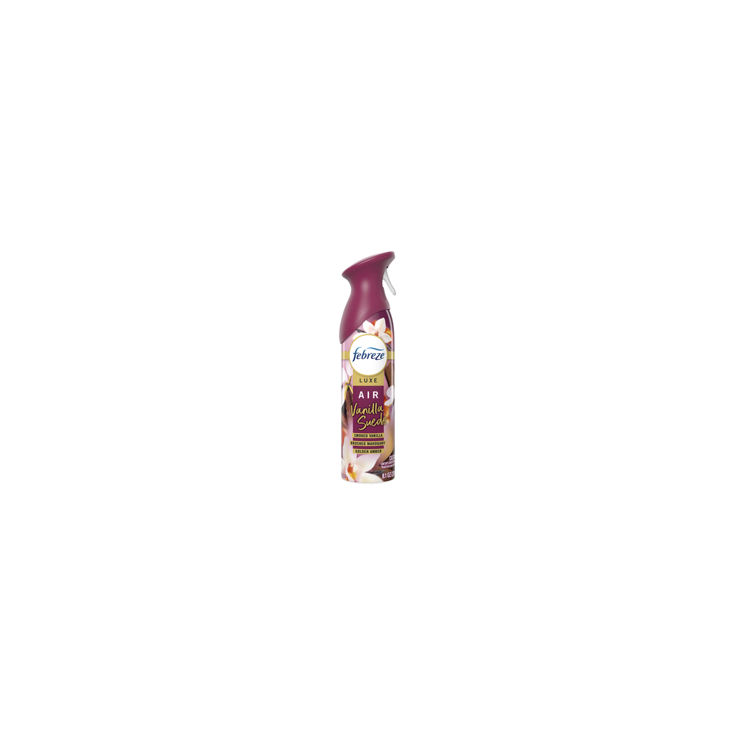 Febreze Air Mist Luxe Freshener Spray, Vanilla Suede Scent - 8.1 Ounce Image 1 of 2