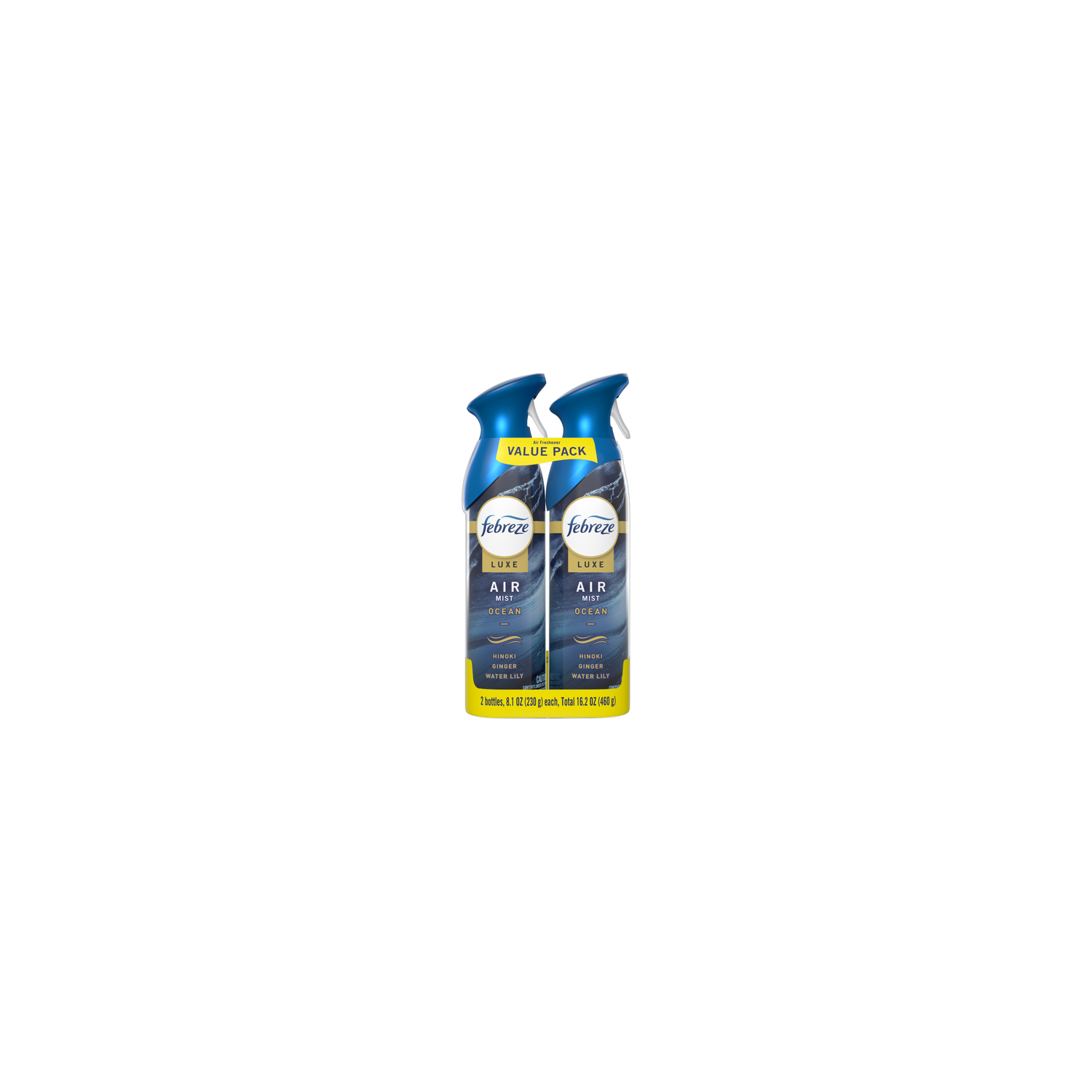 Febreze Air Mist Luxe Freshener Spray, Ocean Scent - 16.2 Ounce Image 1 of 2
