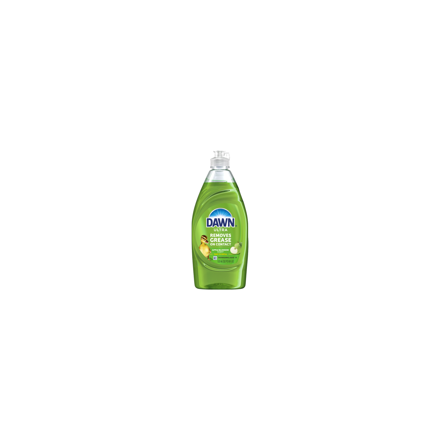 Dawn Ultra Dish Soap, Dishwashing Liquid, Apple Blossom - 10.96 Pound