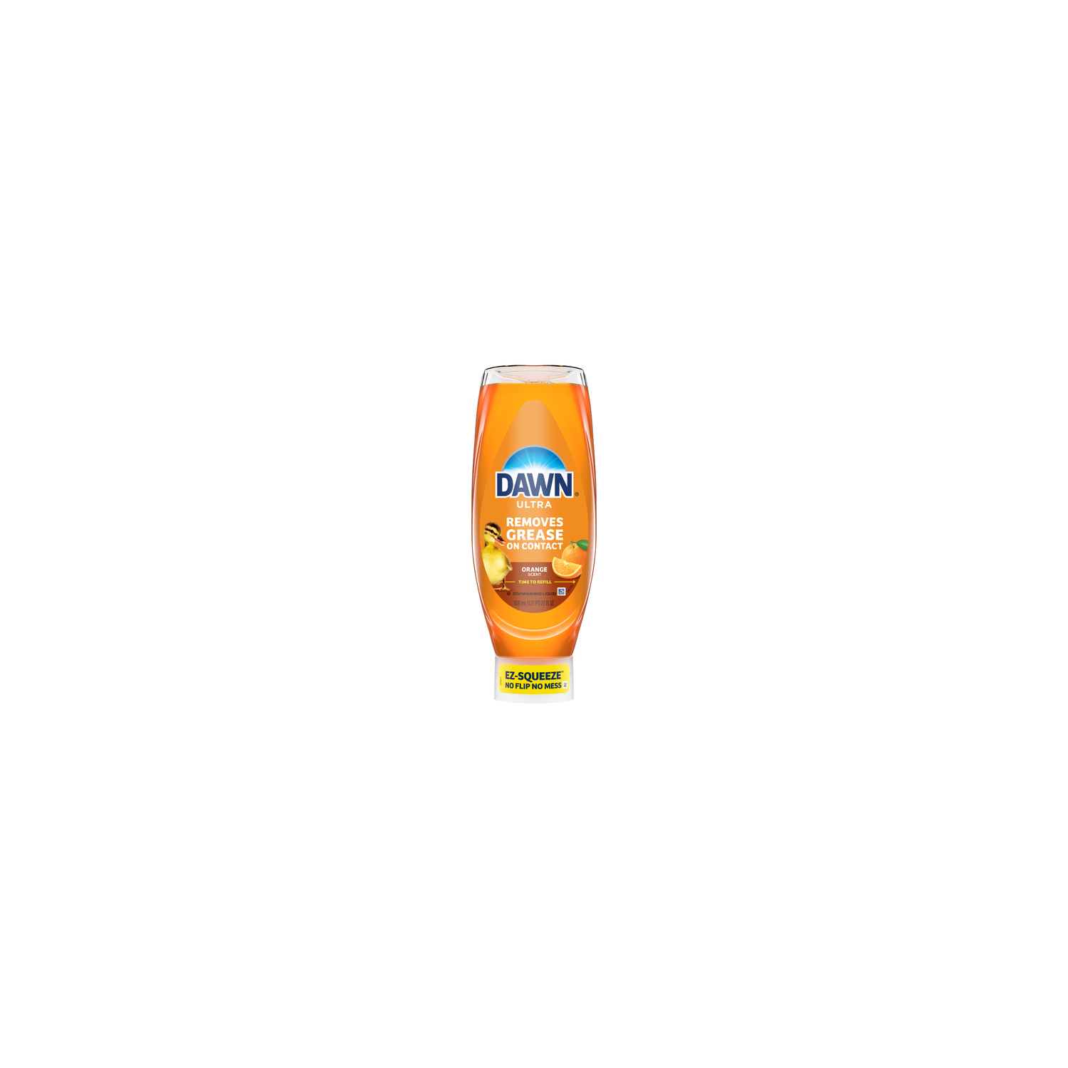 Dawn Ultraez Squeeze Dish Soap, Dishwashing Liquid, Orange - 11.85 Pound