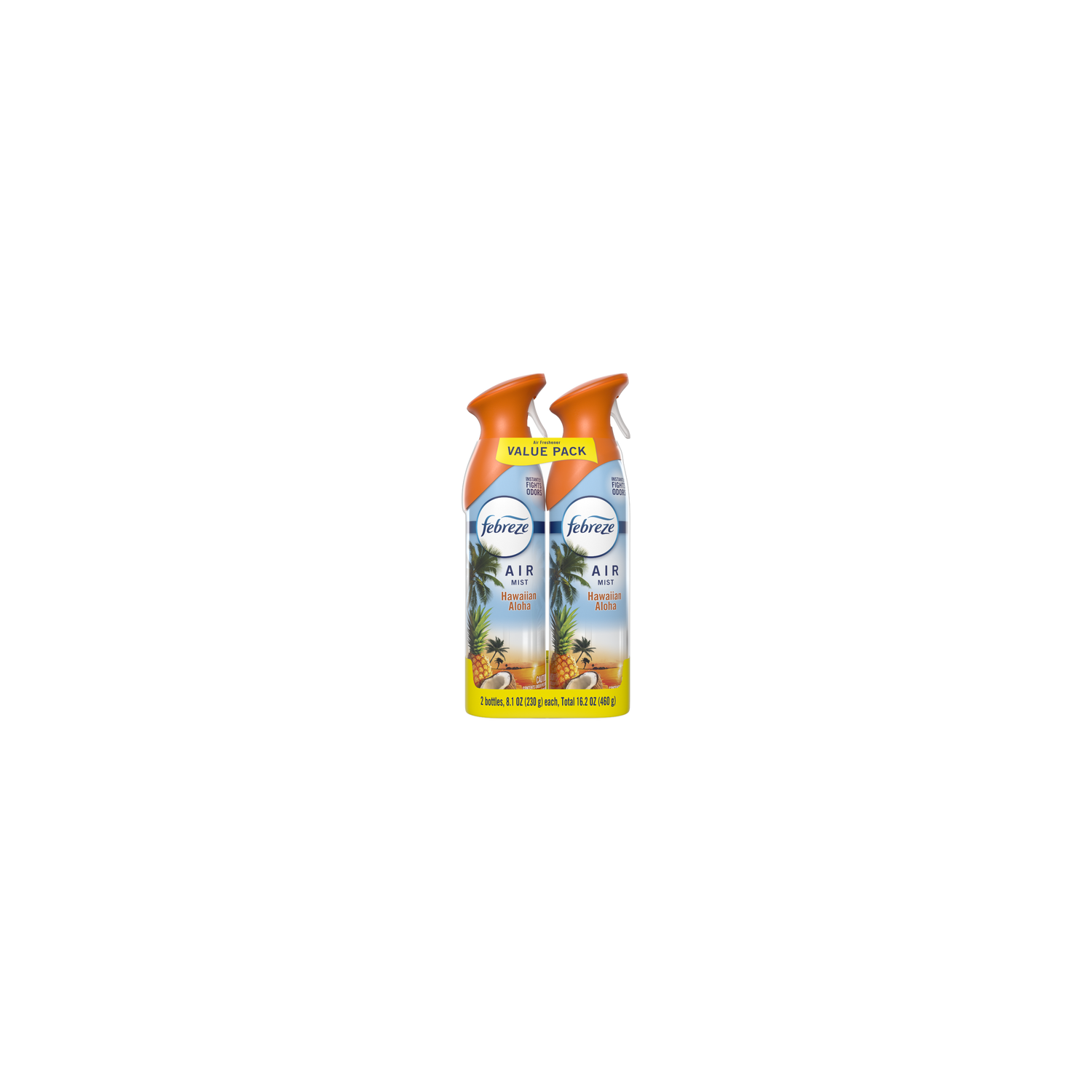 Febreze Air Mist Freshener Spray, Hawaiian Aloha Scent - 8.1 Ounce - 2 Count Image 1 of 2