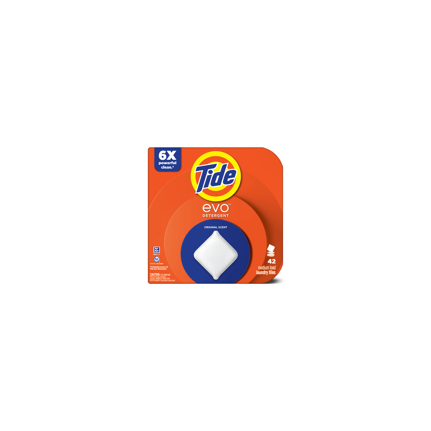 Tide evo Original Scent Laundry Detergent Tiles - 7.94 Pound