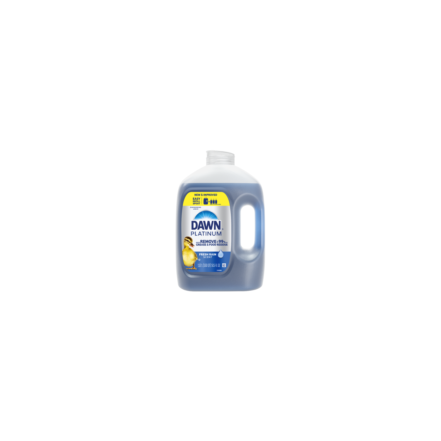 Dawn Platinum Refill Jug Dish Soap Fresh Rain - 51.5 Ounce Image 1 of 2