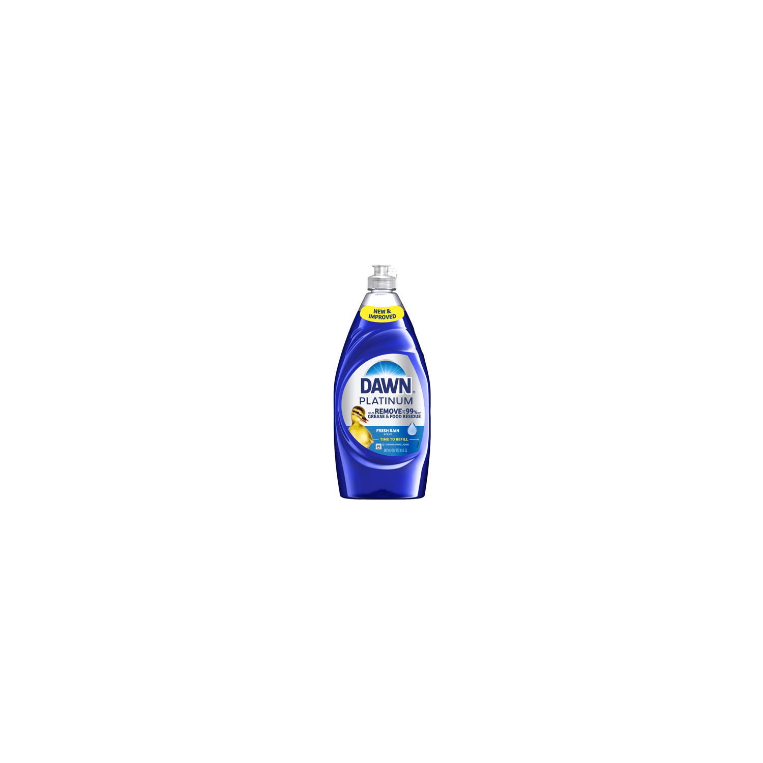 Dawn Platinum Dish Soap Fresh Rain - 30 Ounce Image 1 of 2