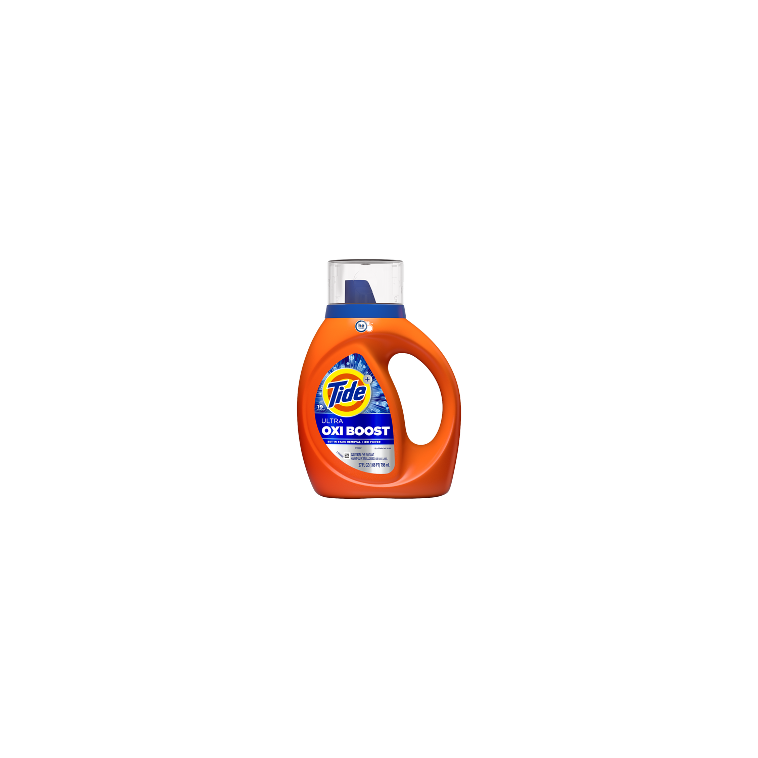 Tide Ultra Oxi Boost Liquid Laundry Detergent, , 19 Loads - 27 Ounce Image 1 of 2