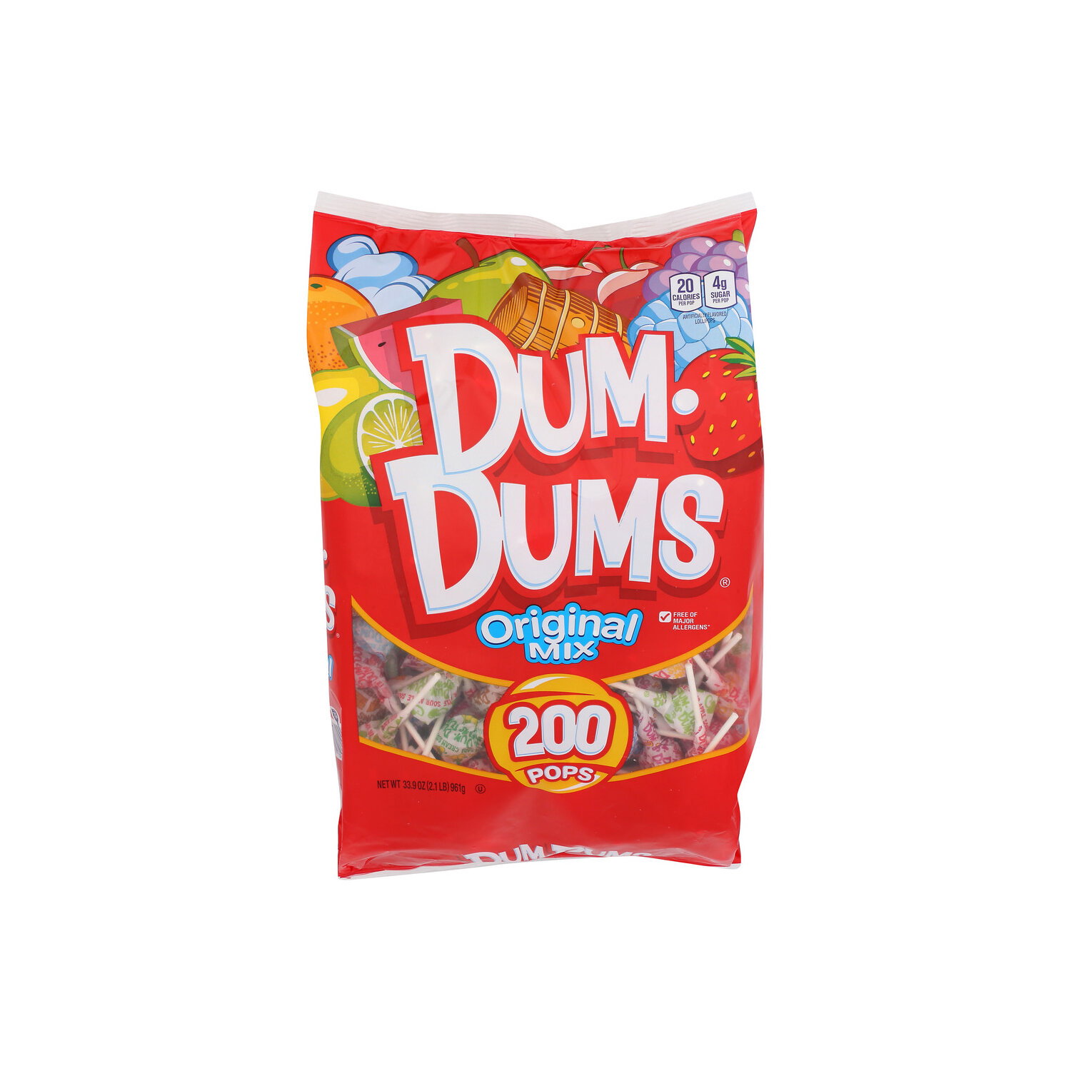 Dum Dums Multi Flavors Original Mix - 0.17 Ounce - 200 Count Image 1 of 4