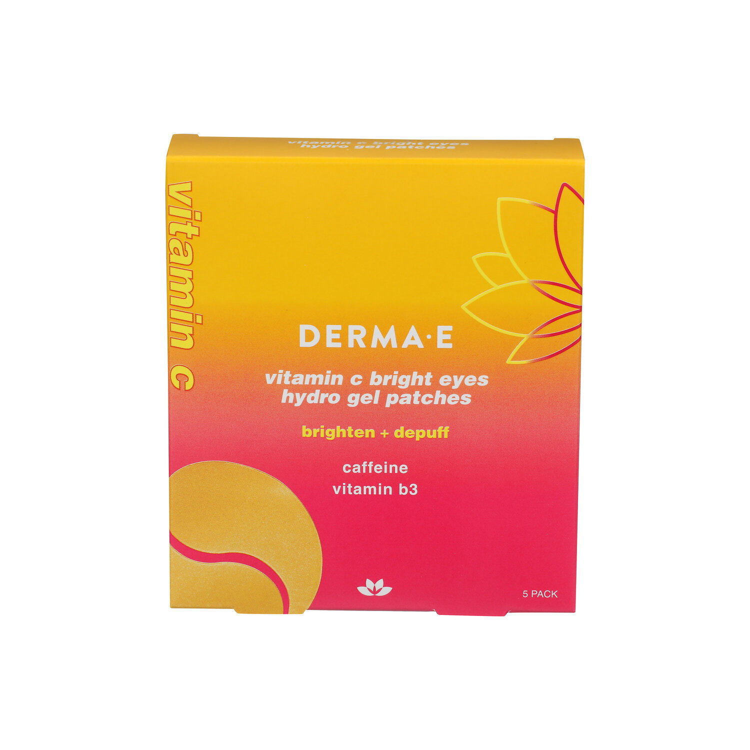 Derma E Vitamin C Bright Eyes Hydro Gel Patches - 5 Count