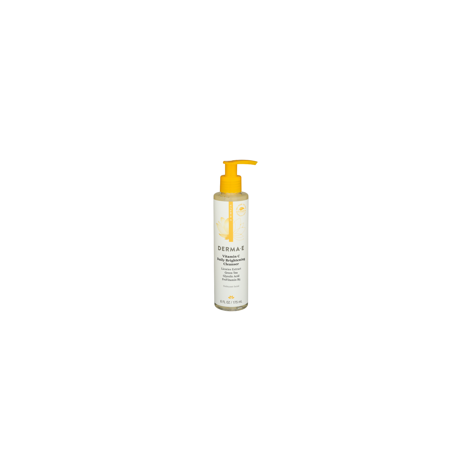 DERMA-E Vitamin C Daily Brightening Cleanser Evenly Radiant - 6 Fluid Ounce Image 1 of 3