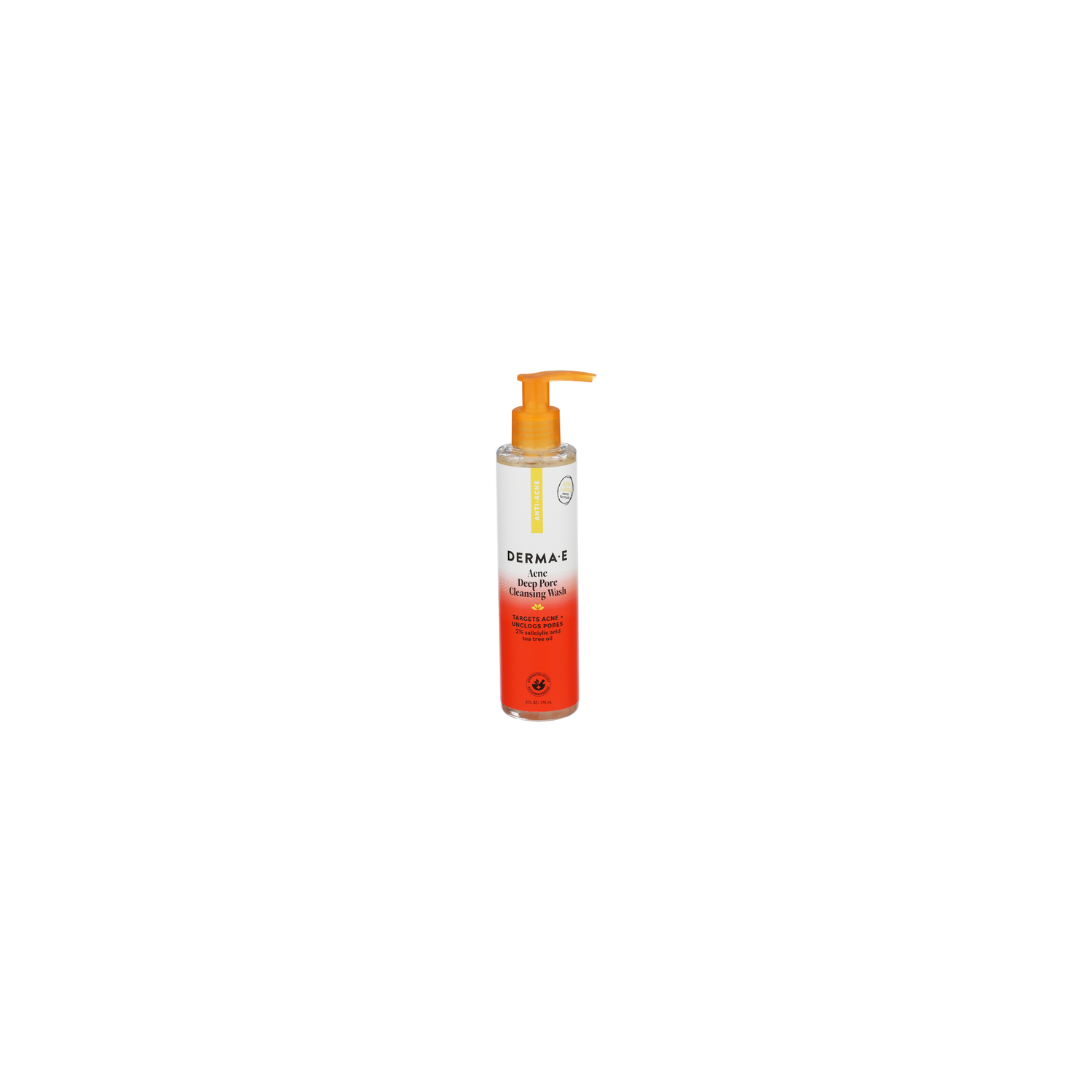 DERMA-E Acne Pore Cleansing Wash Very Clear - 6 Fluid Ounce Image 1 of 2