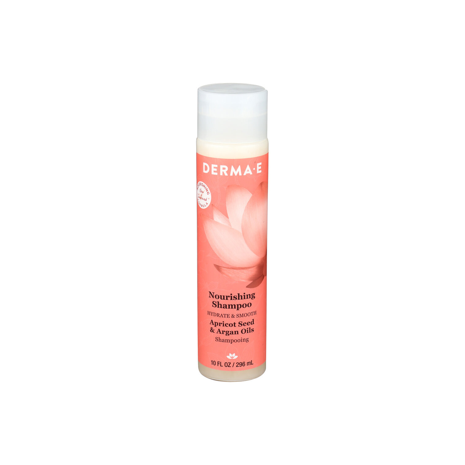 Derma-E Nourishing Shampoo Hydrate & Smooth Apricot Seed & Argan Oil - 10 Fluid Ounce Image 1 of 3