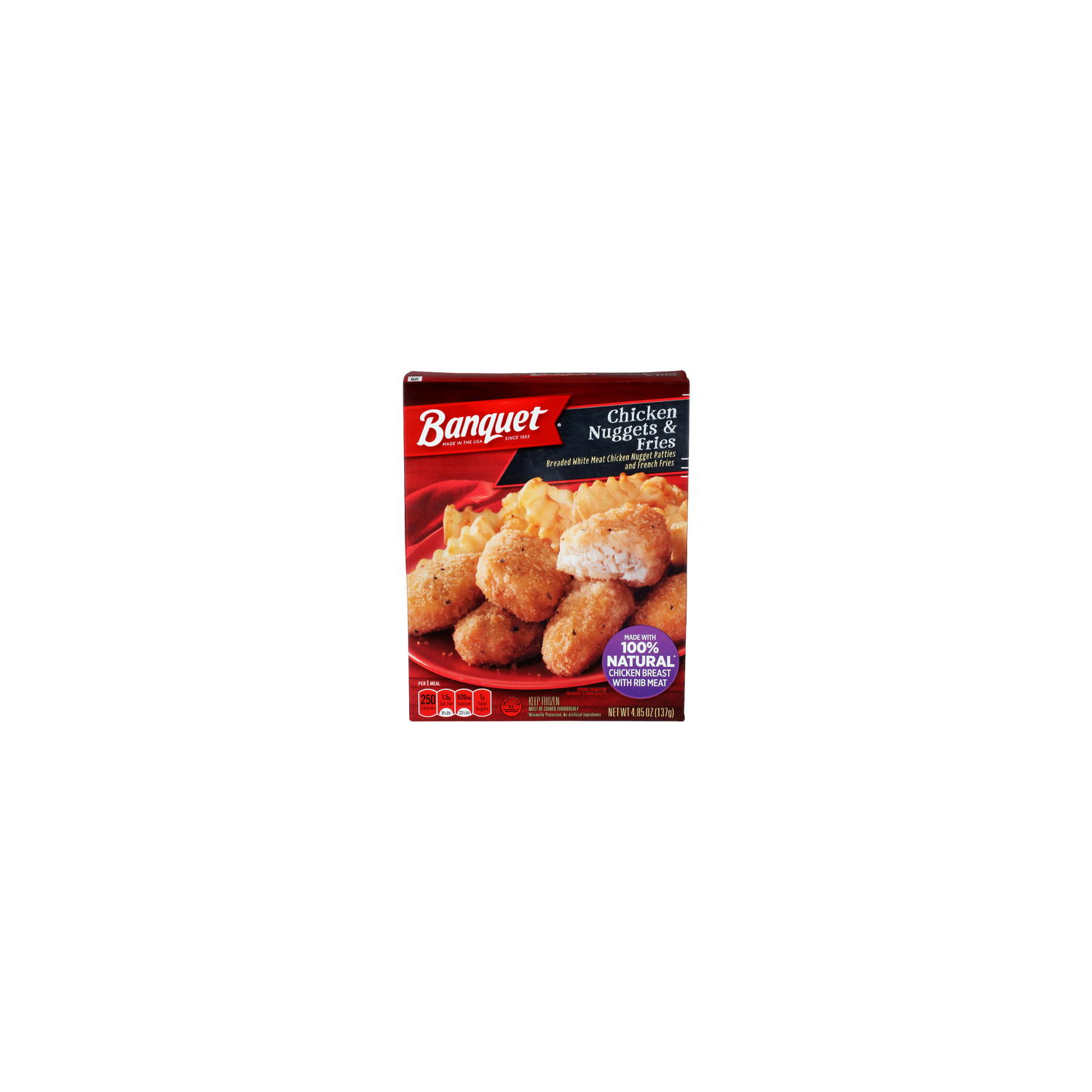 Banquet Chicken Nuggets & Fries - 4.85 Ounce Image 1 of 4