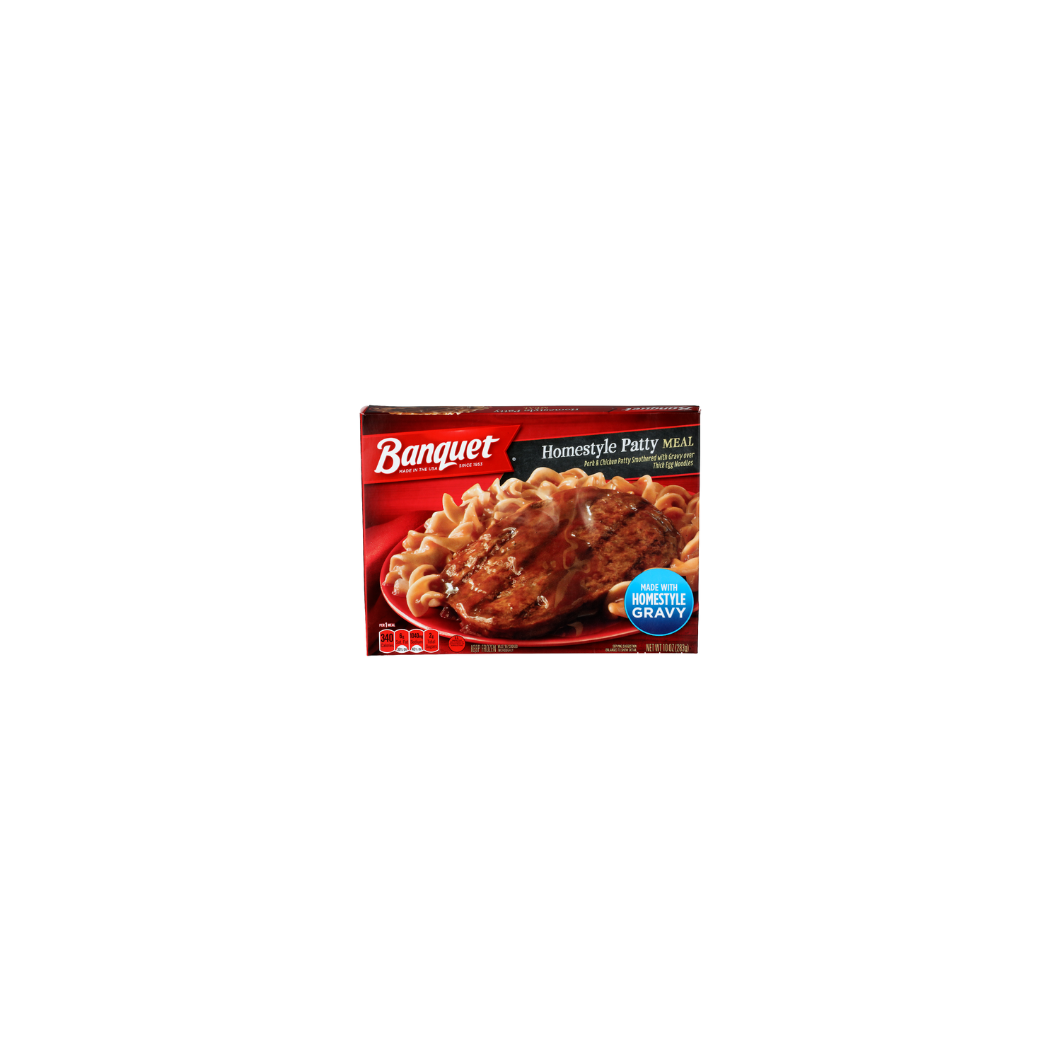 Banquet Homestyle Patty Meal - 10 Ounce Image 1 of 4