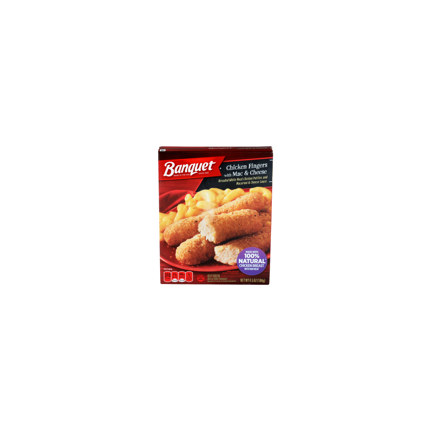 Banquet Chicken Fingers With Mac & Cheese - 6.5 Ounce Image 1 of 4