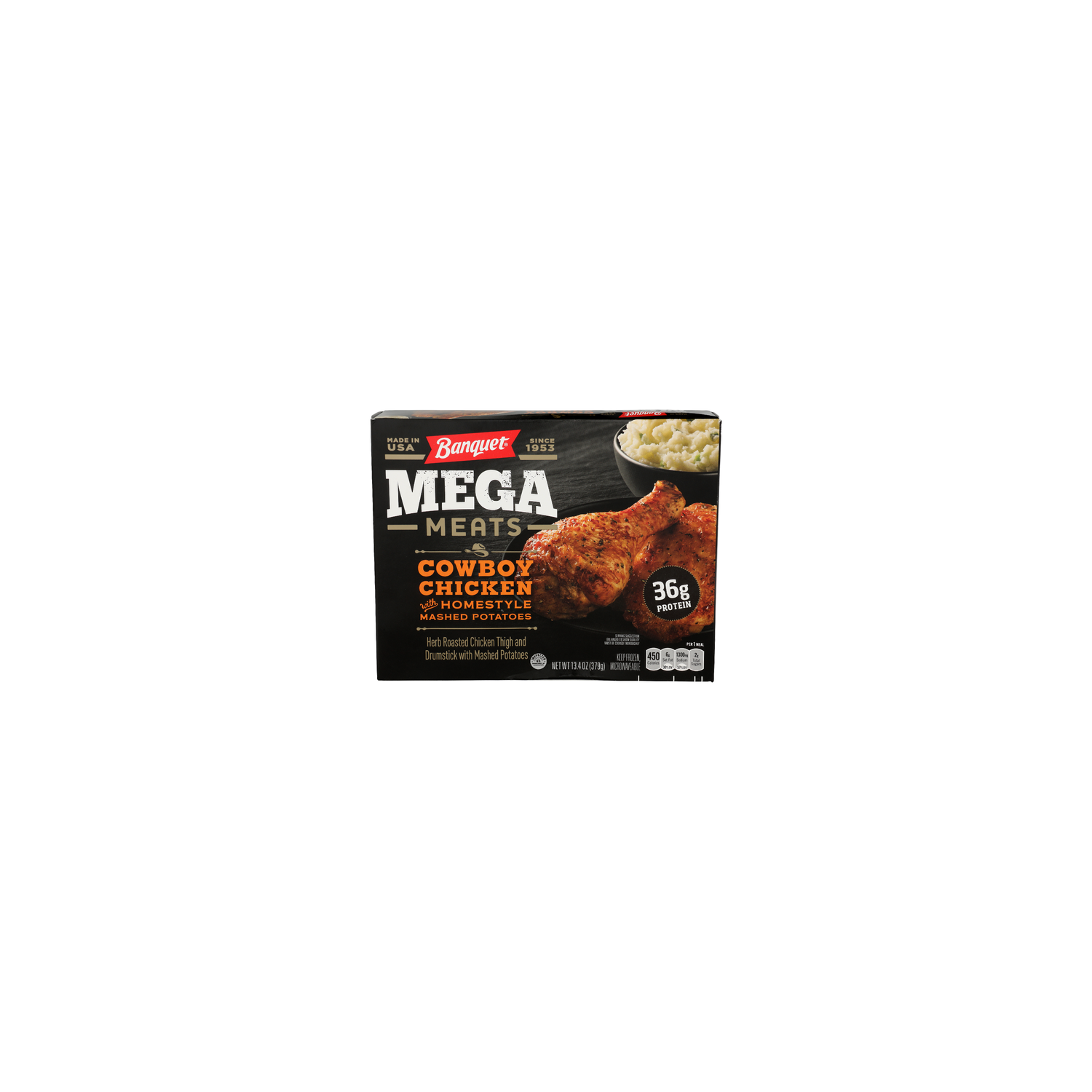 Banquet With Homestyle Mashed Potatoes Mega Meats - 13.4 Ounce Image 1 of 4