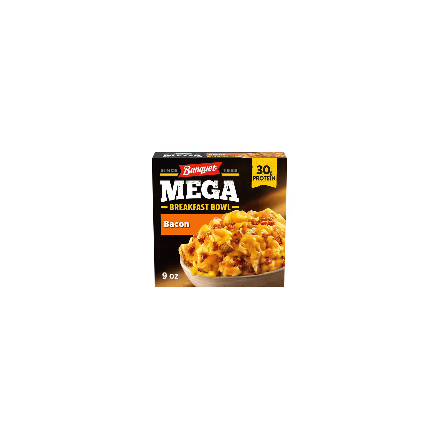 Banquet Mega Breakfast Bowl Bacon, Frozen Meal - 9 Ounce Image 1 of 2