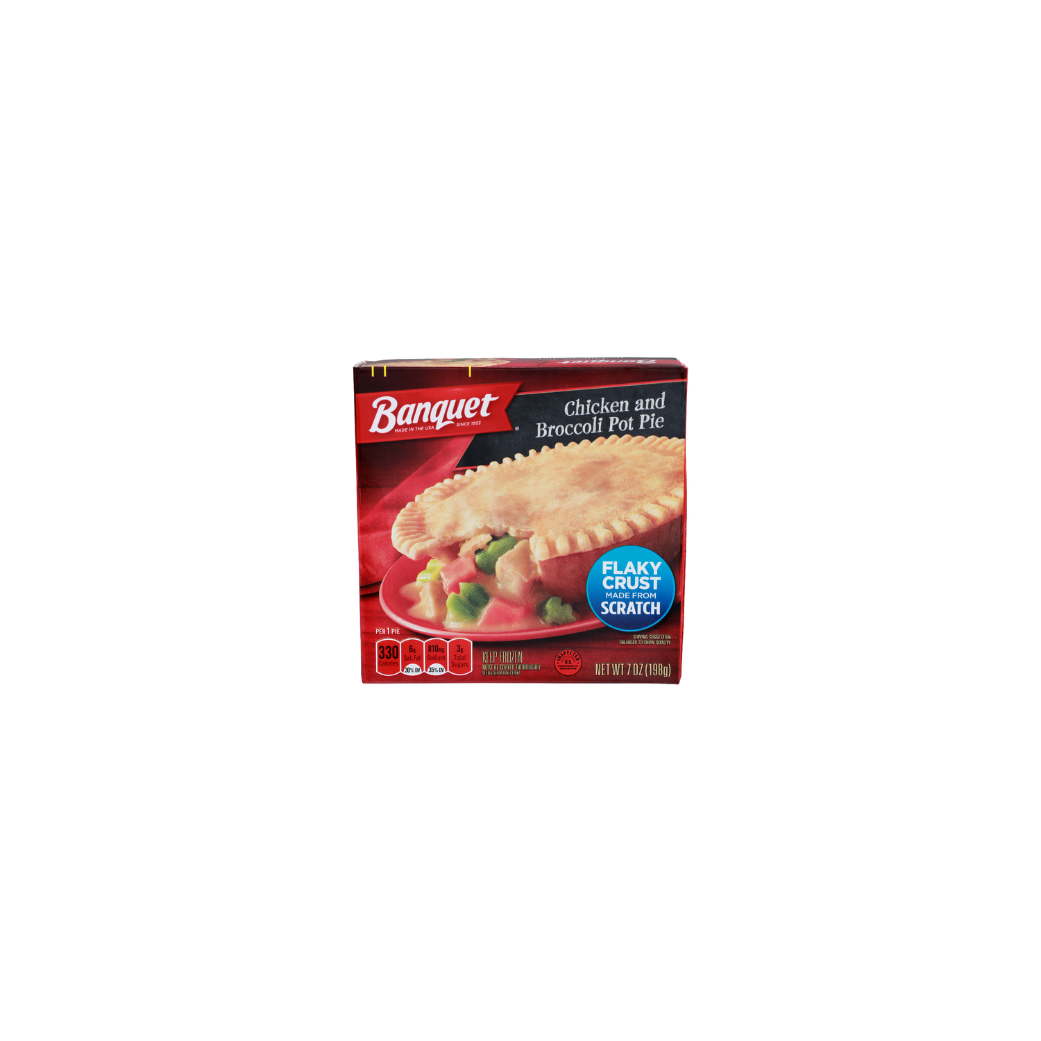 Banquet Chicken And Broccoli Pot Pie - 7 Ounce Image 1 of 4