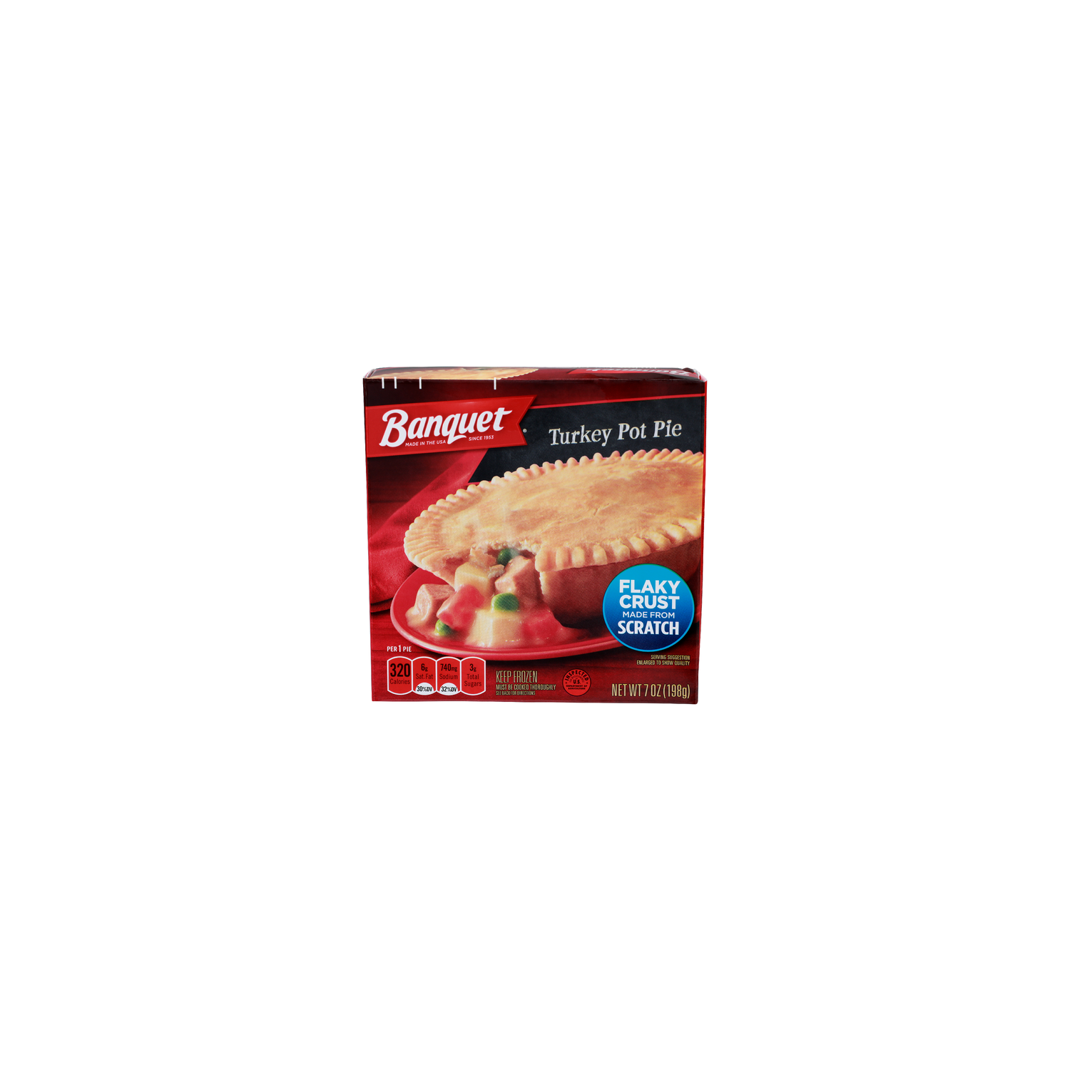 Banquet Turkey Pot Pie - 7 Ounce Image 1 of 4