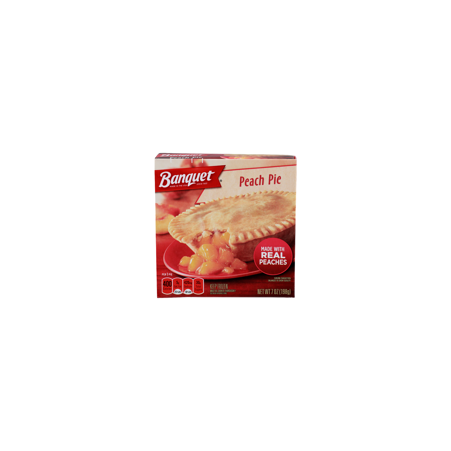 Banquet Peach Pie - 7 Ounce Image 1 of 4