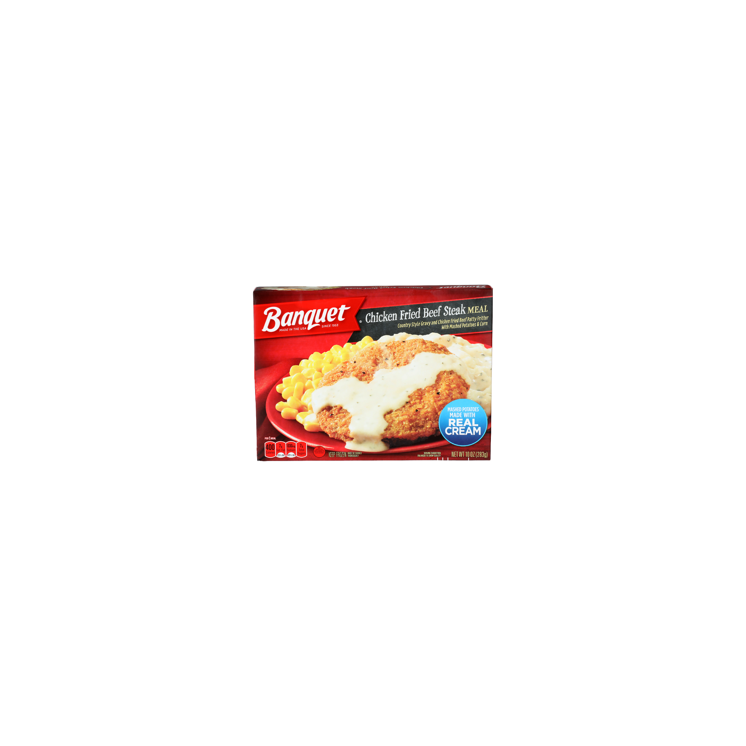 Banquet Chicken Fried Beef Steak Meal - 10 Ounce Image 1 of 4