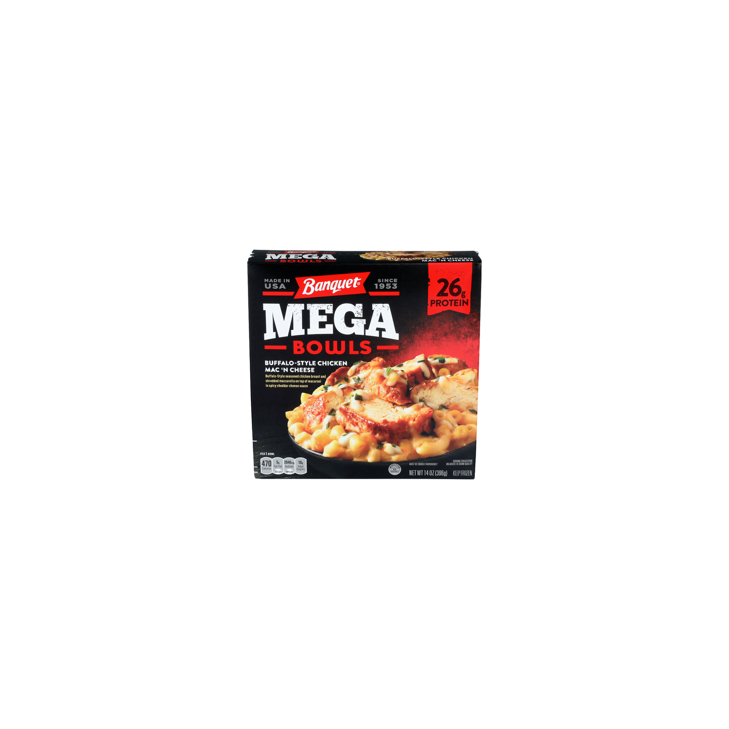 Banquet Buffalo-Style Chicken Mac 'n Cheese Mega Bowls - 14 Ounce Image 1 of 4