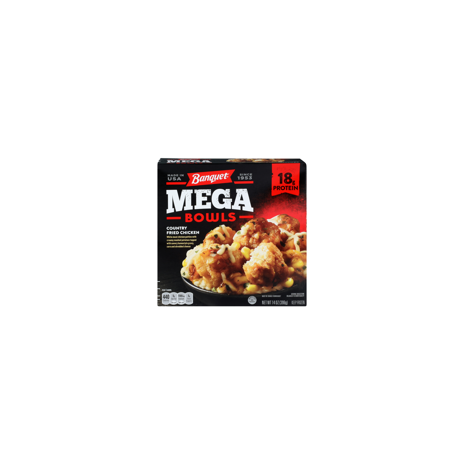 Banquet Country Fried Chicken Mega Bowls - 14 Ounce Image 1 of 4