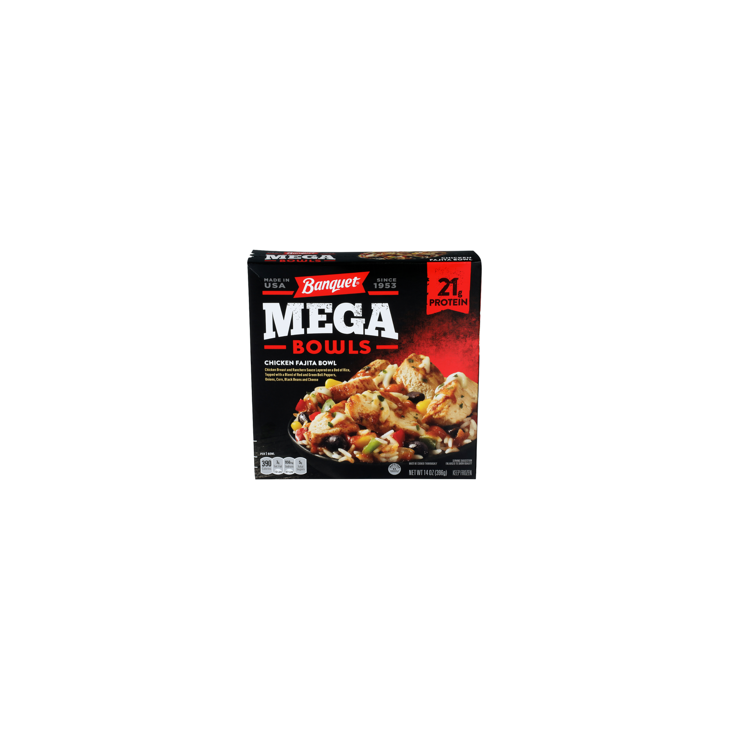 Banquet Chicken Fajita Bowl Mega Bowls - 14 Ounce Image 1 of 4