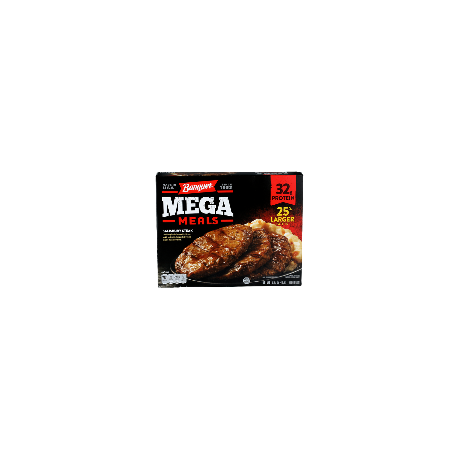 Banquet Salisbury Steak - 5.65 Ounce - 3 Count Image 1 of 4