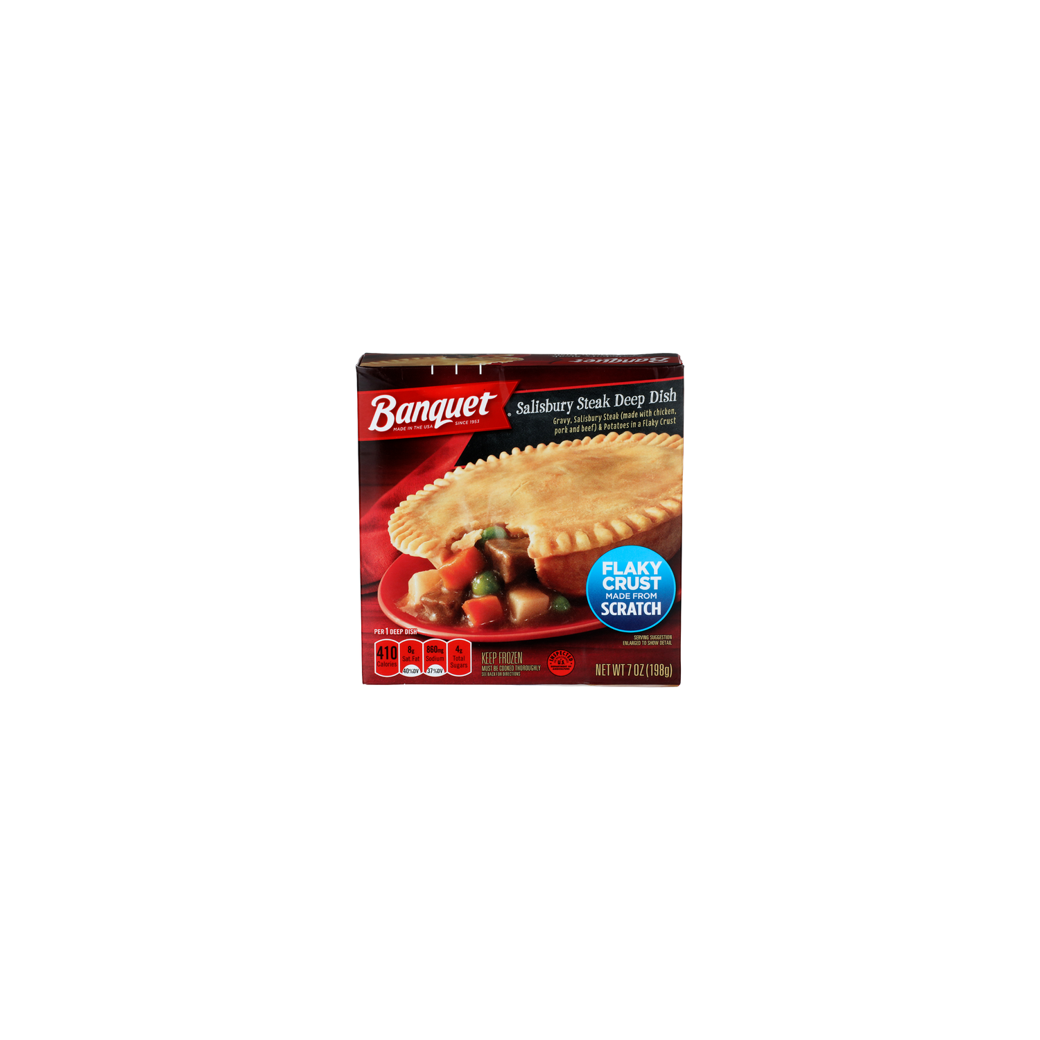Banquet Salisbury Steak Deep Dish - 7 Ounce Image 1 of 4