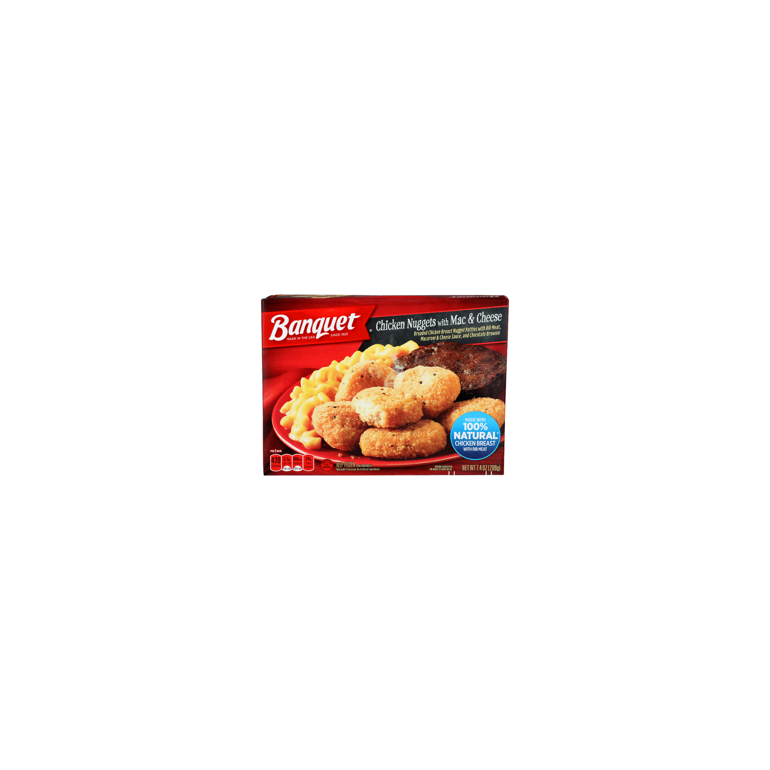 Banquet Chicken Nuggets With Mac & Cheese - 7.4 Ounce Image 1 of 4