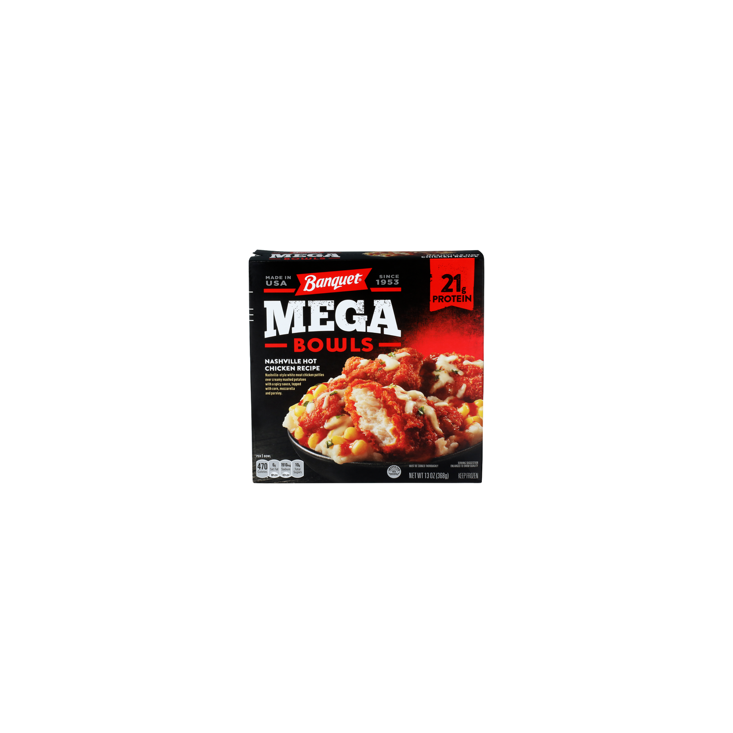 Banquet Nashville Hot Chicken Recipe Mega Bowls - 13 Ounce Image 1 of 4