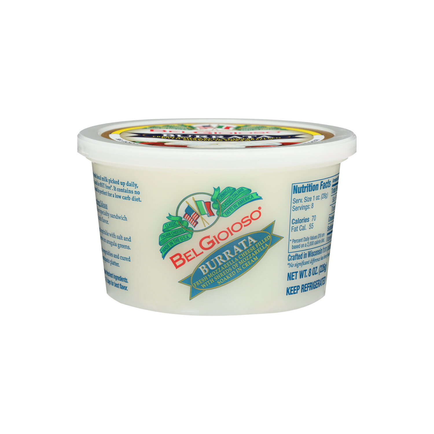 Belgioioso Cheese Burrata Ball - 8 Ounce Image 1 of 2