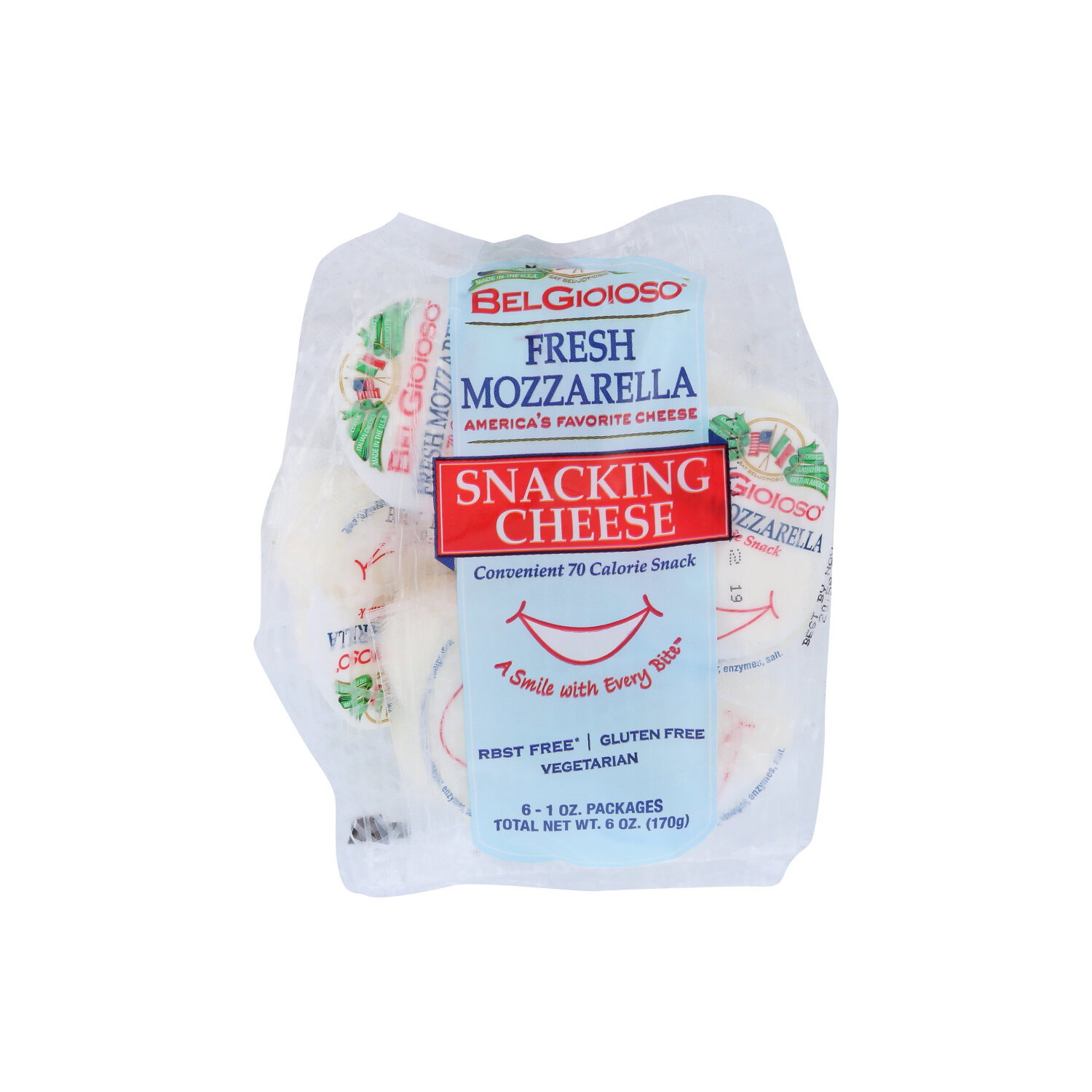 Belgioioso Cheese Mozzarella Fresh Snacking - 6 Ounce Image 1 of 4