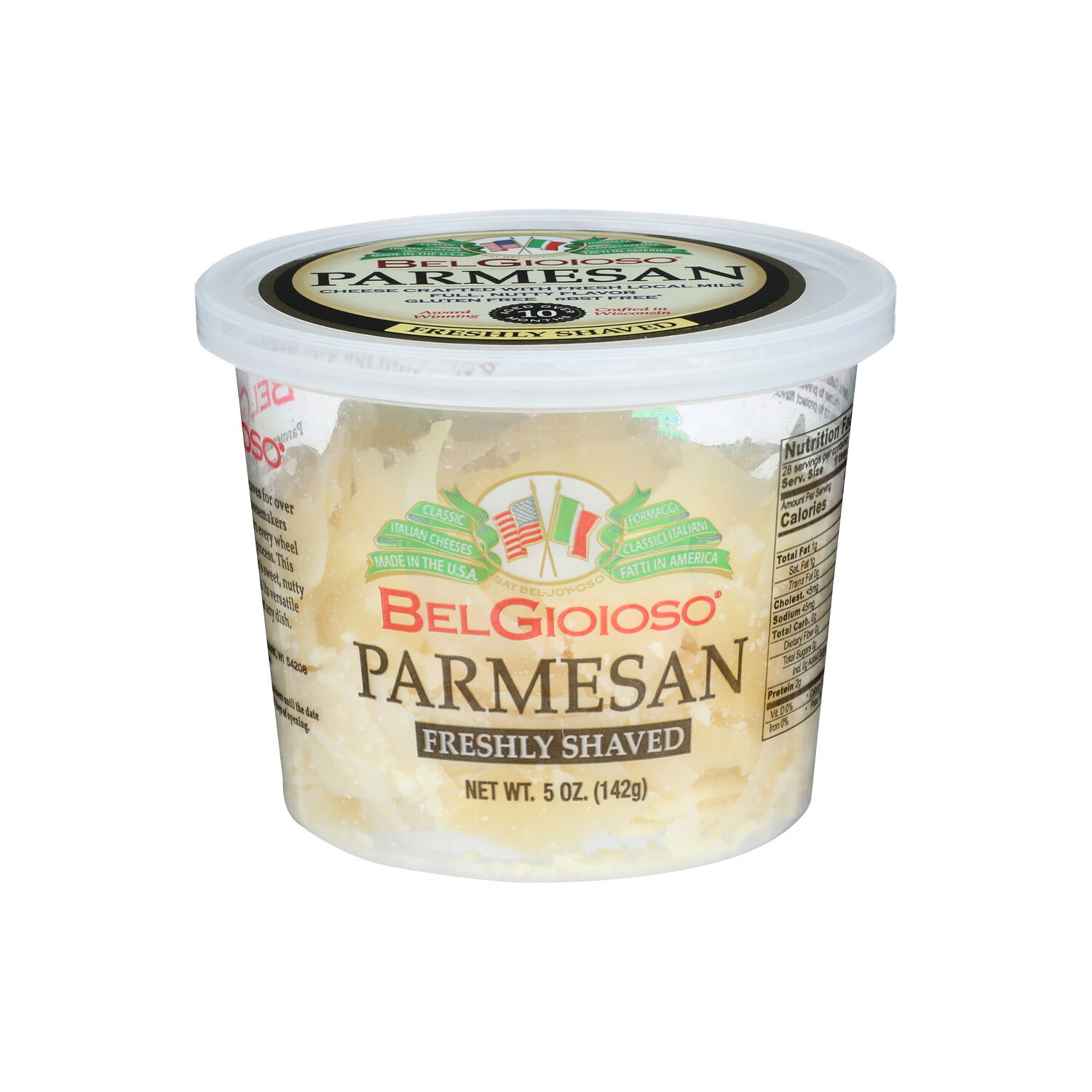 Belgioioso Parmesan Freshly Shaved - 5 Ounce Image 1 of 4