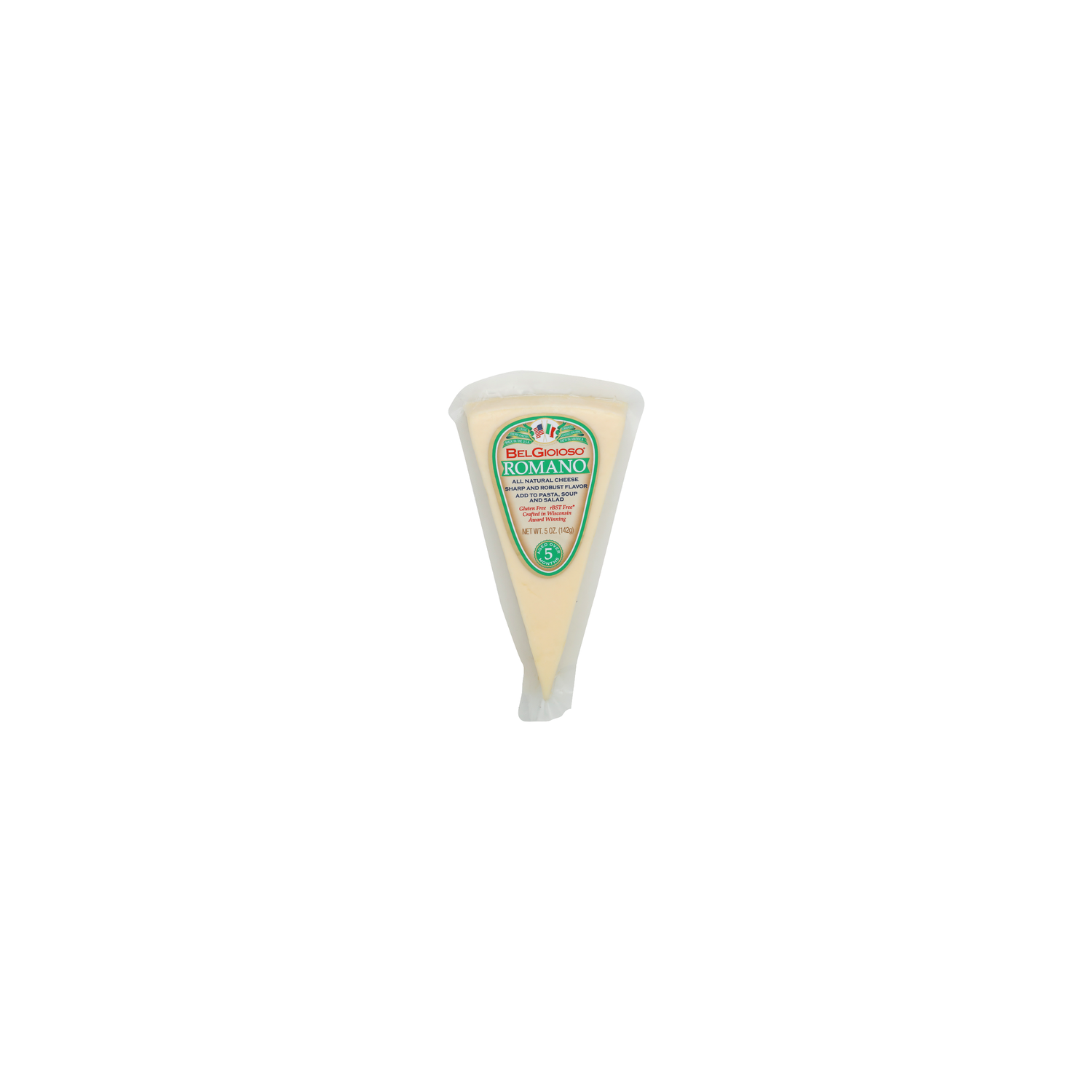 Belgioioso Cheese Sharp And Robust Flavor Romano - 5 Ounce Image 1 of 4