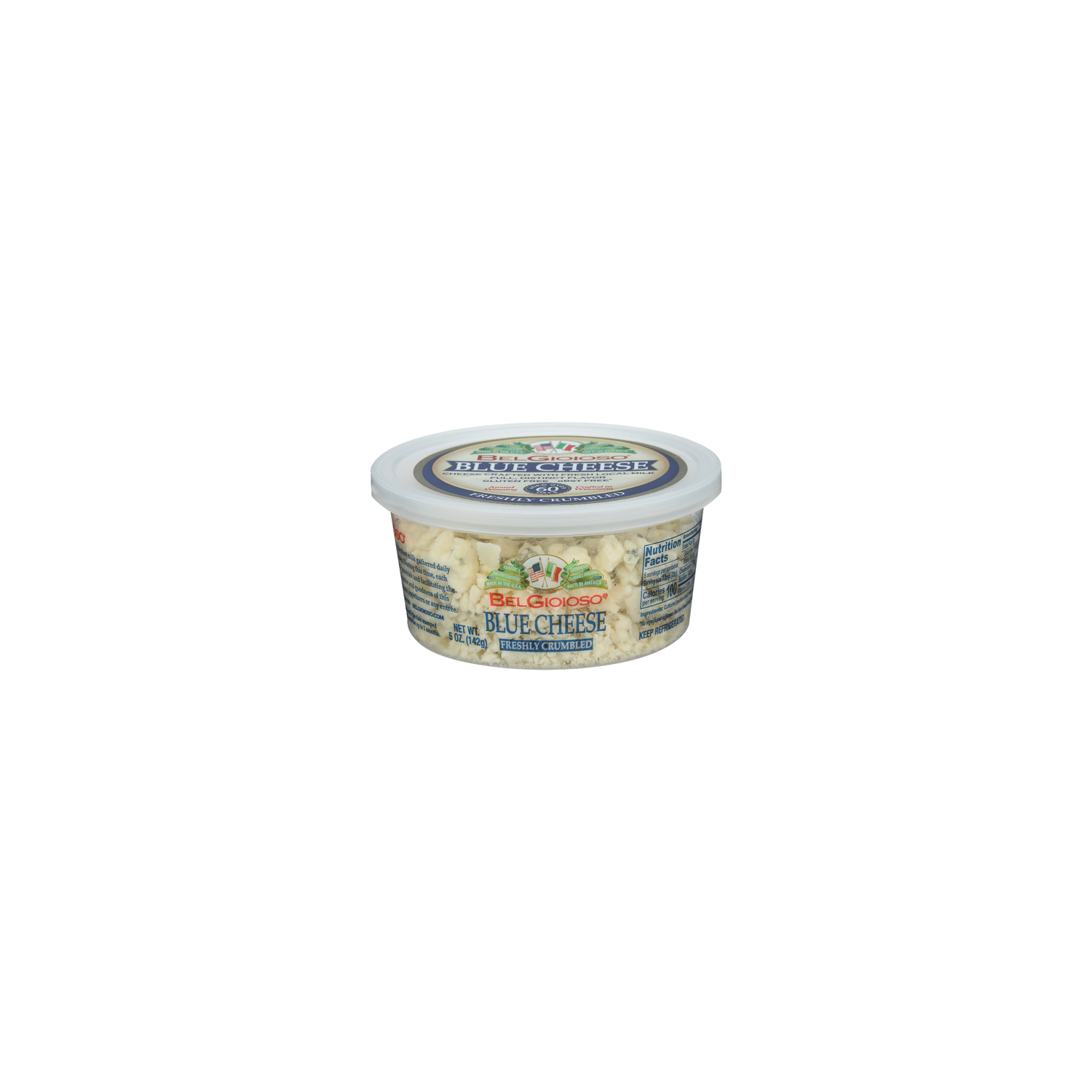 Belgioioso Blue Cheese Crumbled Freshly - 5 Ounce Image 1 of 4