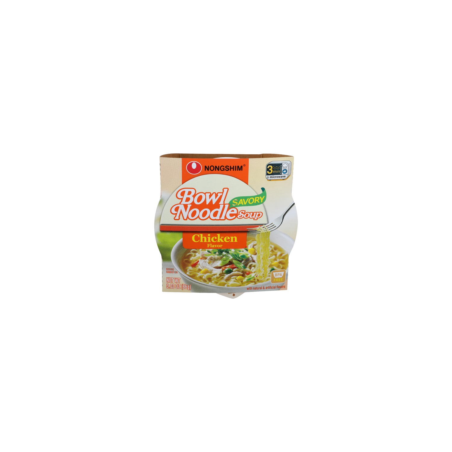 Nongshim Chicken Flavor Bowl Noodle Soup - 3.03 Ounce Image 1 of 4