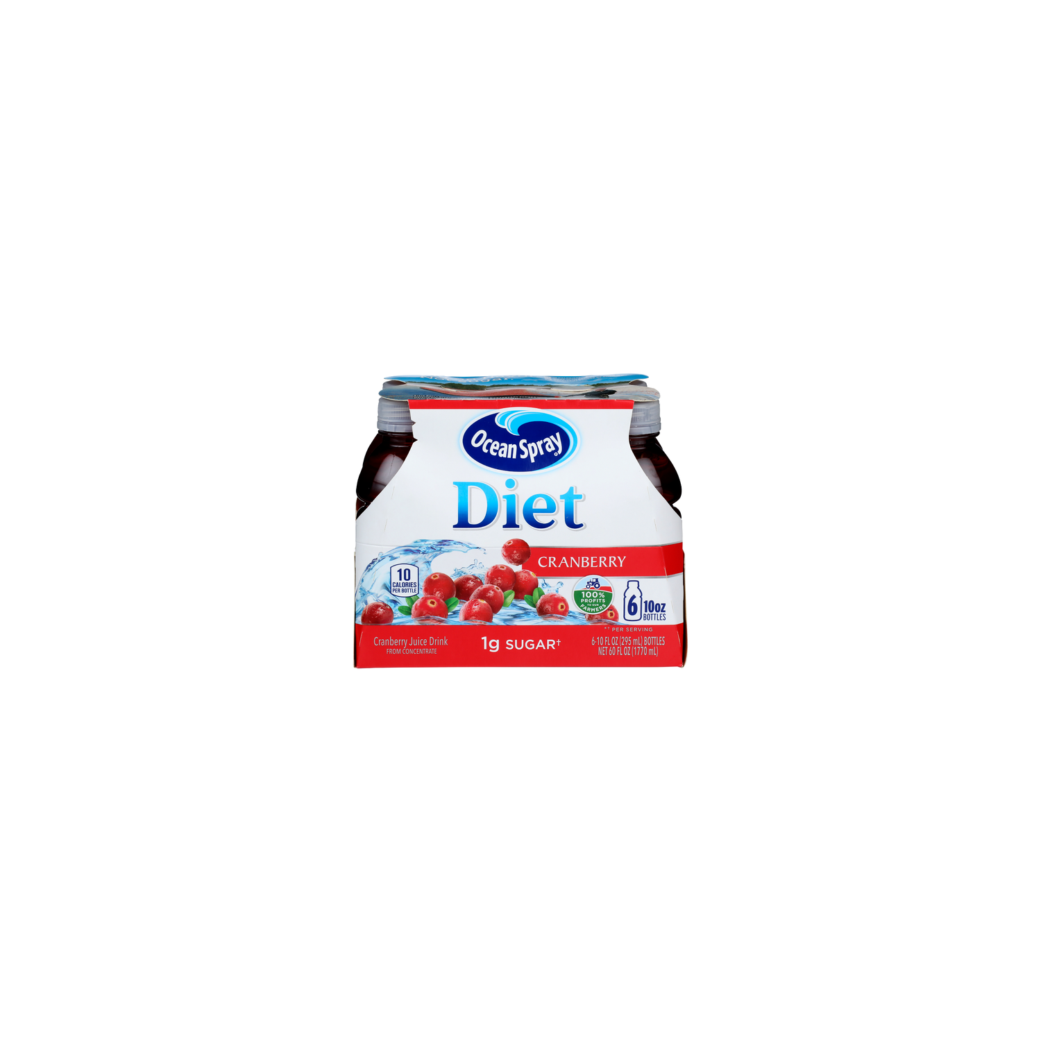 Ocean Spray Cranberry Juice Drink Diet - 10 Fluid Ounce - 6 Count Image 1 of 4