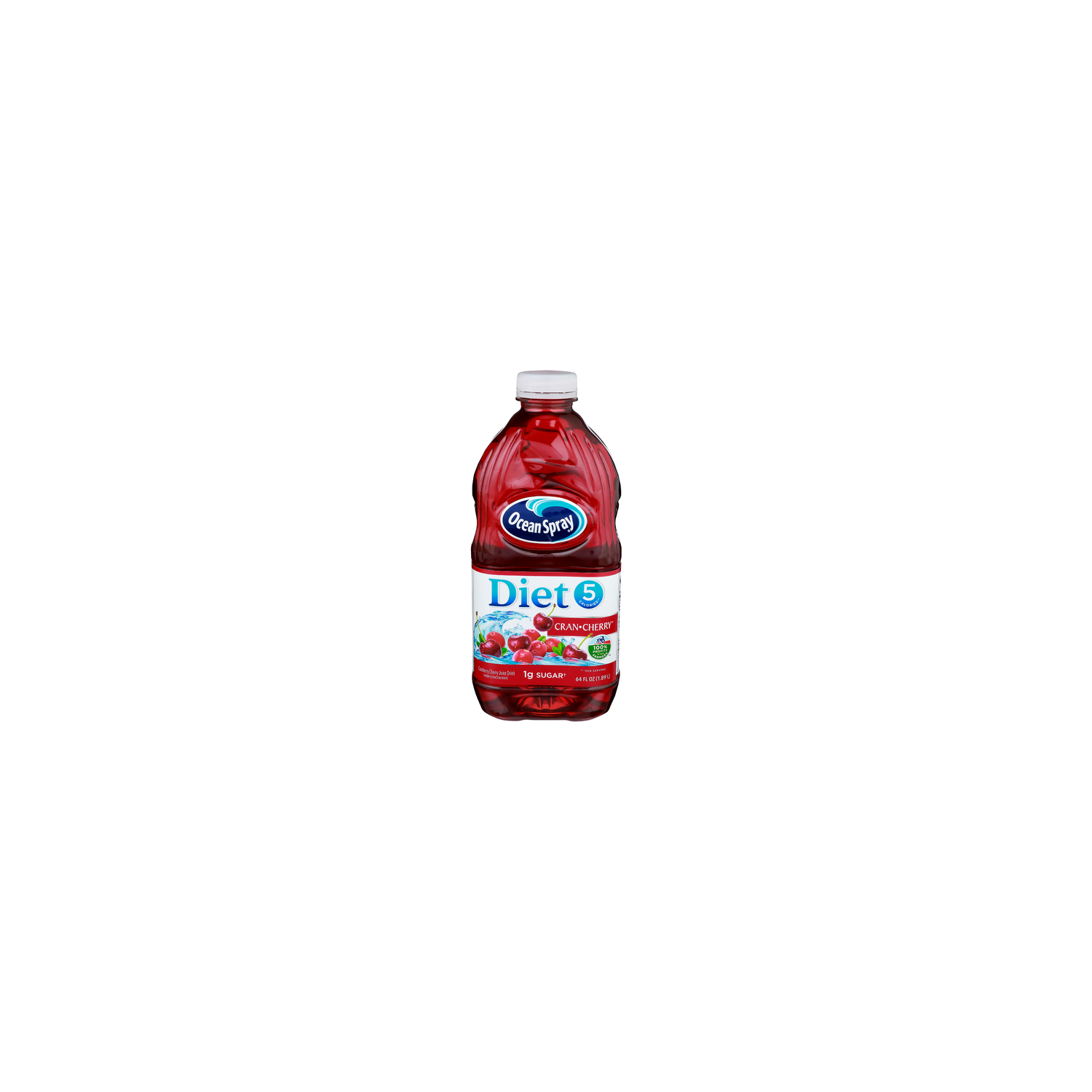 Ocean Spray Cranberry Cherry Juice Drink Diet Cran-Cherry - 64 Fluid Ounce Image 1 of 4