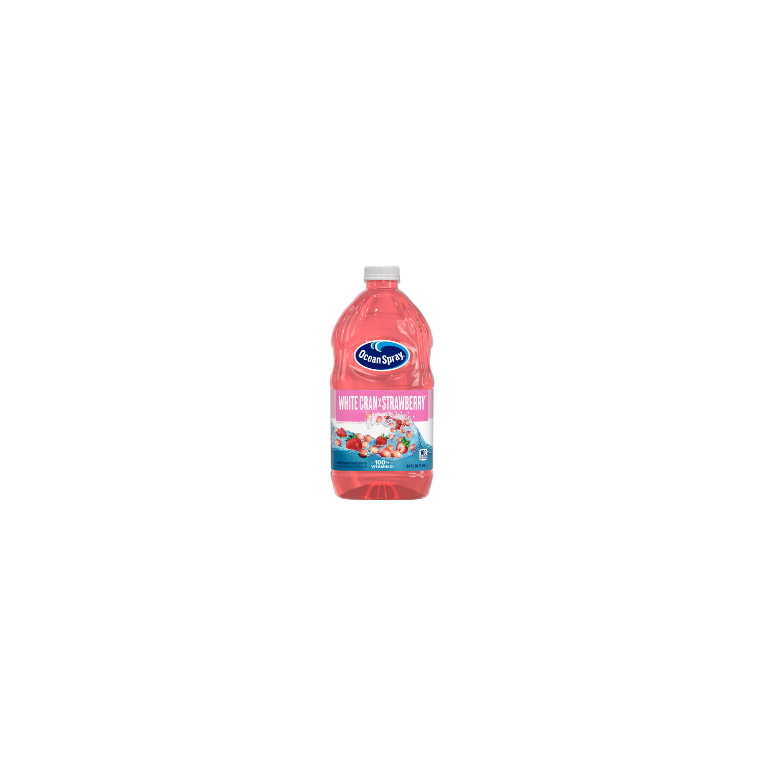Ocean Spray White Cranberry Strawberry - 64 Fluid Ounce Image 1 of 4