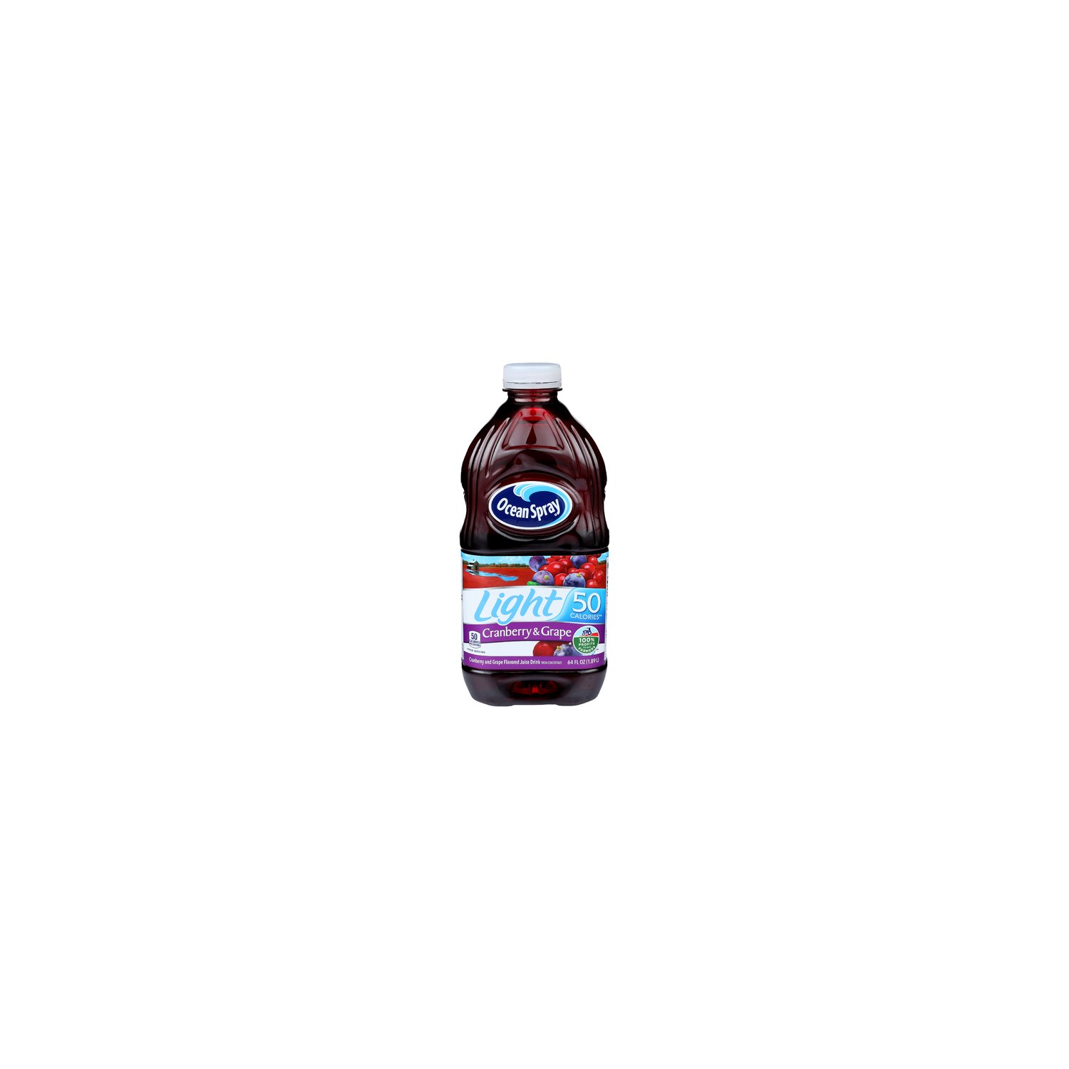 Ocean Spray Cranberry & Grape Light And Flavored Juice Drink - 64 Fluid Ounce Image 1 of 4