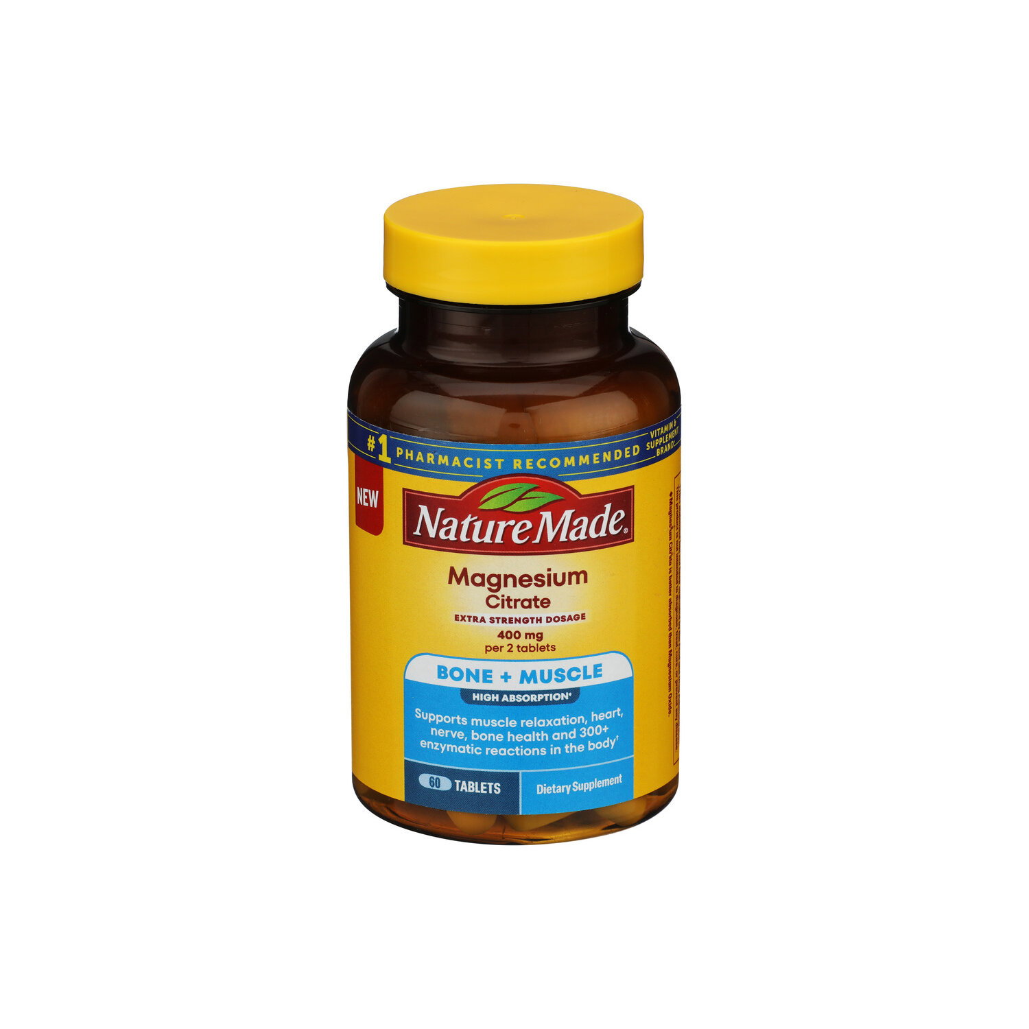 Nature Made Unscented Unflavored Tablet Magnesium Citrate - 60 Count Image 1 of 4
