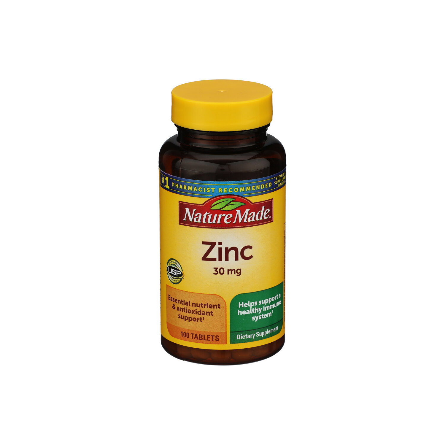 Nature Made Unscented Unflavored Tablet Zinc Gluconate - 100 Count Image 1 of 2