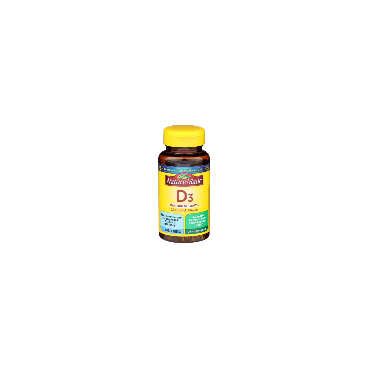 Nature Made Maximum Strength D3 - 60 Count Image 1 of 3
